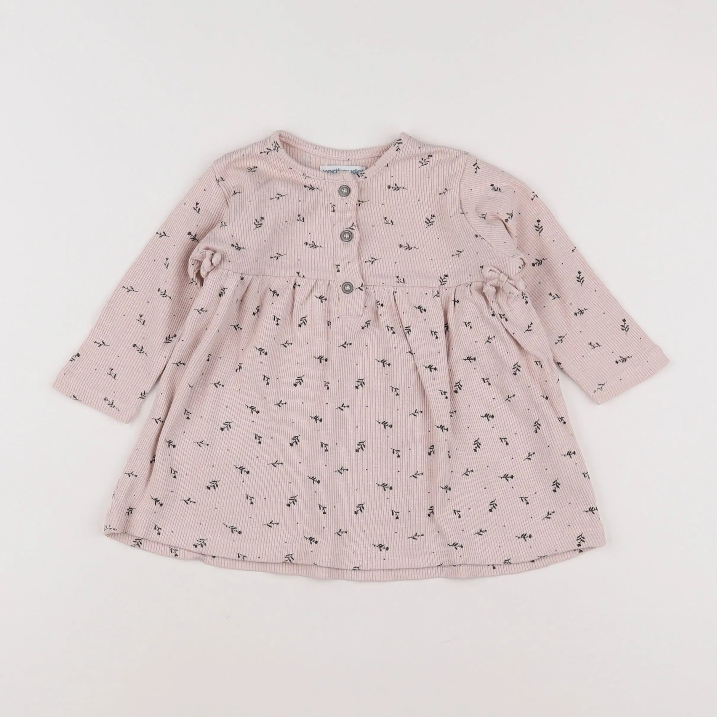 Vertbaudet - robe rose - 12 mois