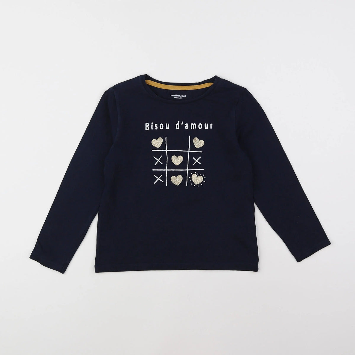 Vertbaudet - tee-shirt bleu - 6 ans