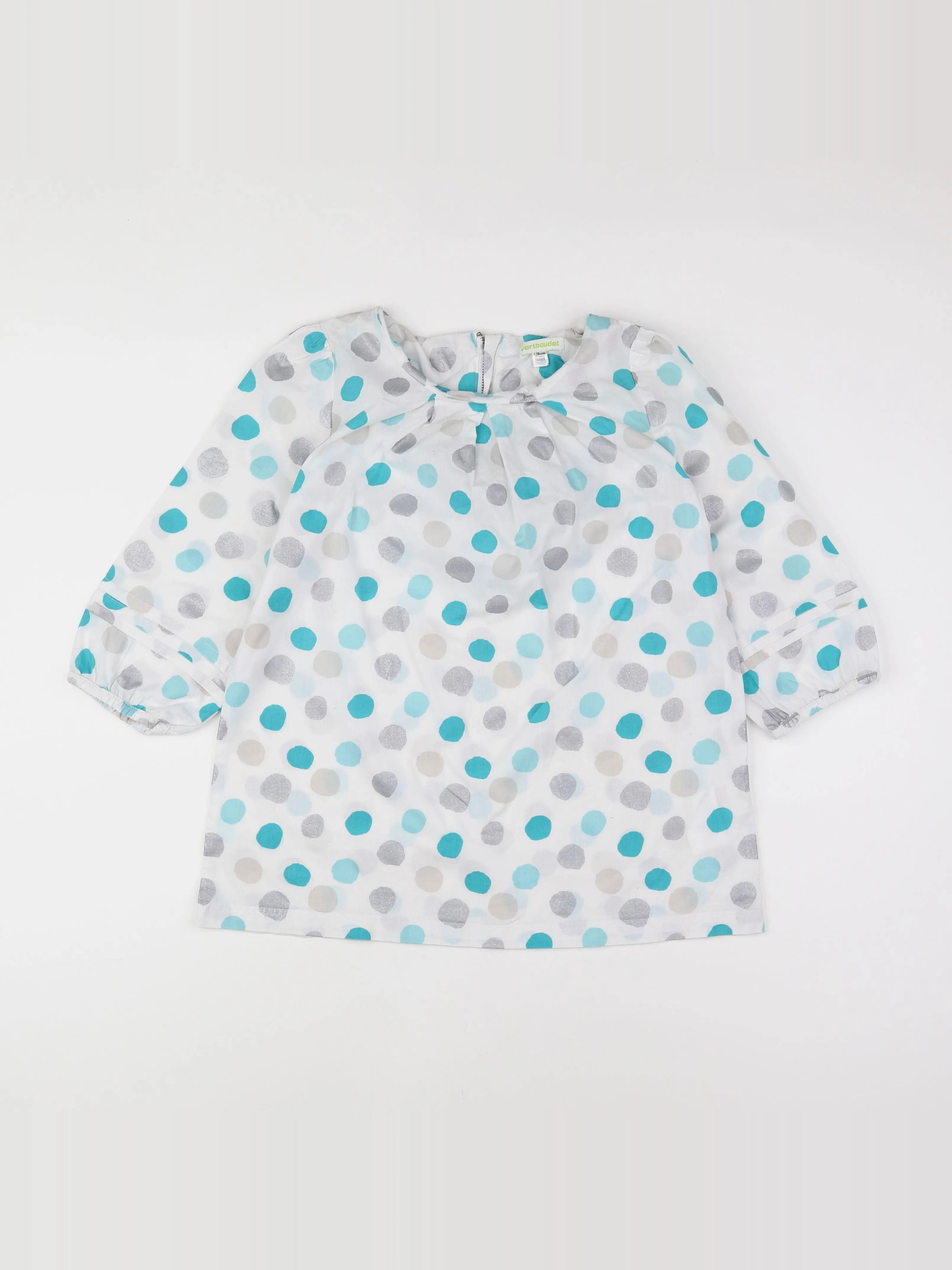 Vertbaudet - blouse bleu - 10 ans