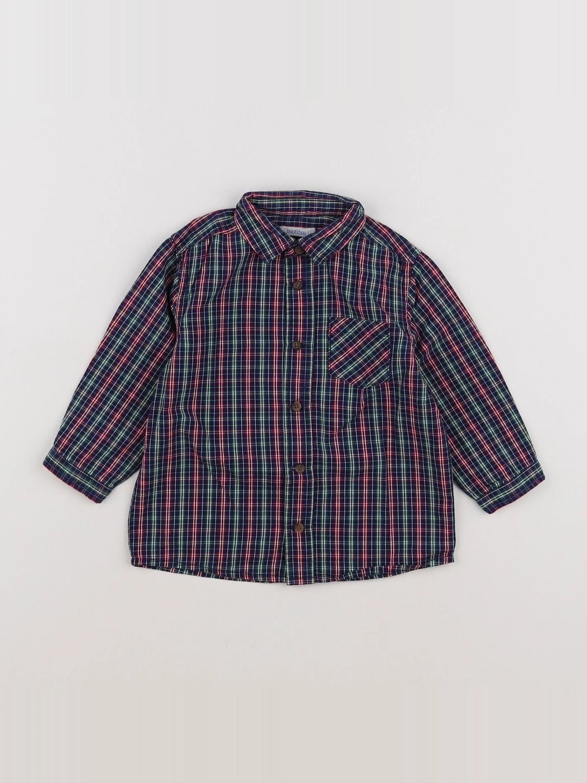 Boutchou - chemise multicolore - 18 mois
