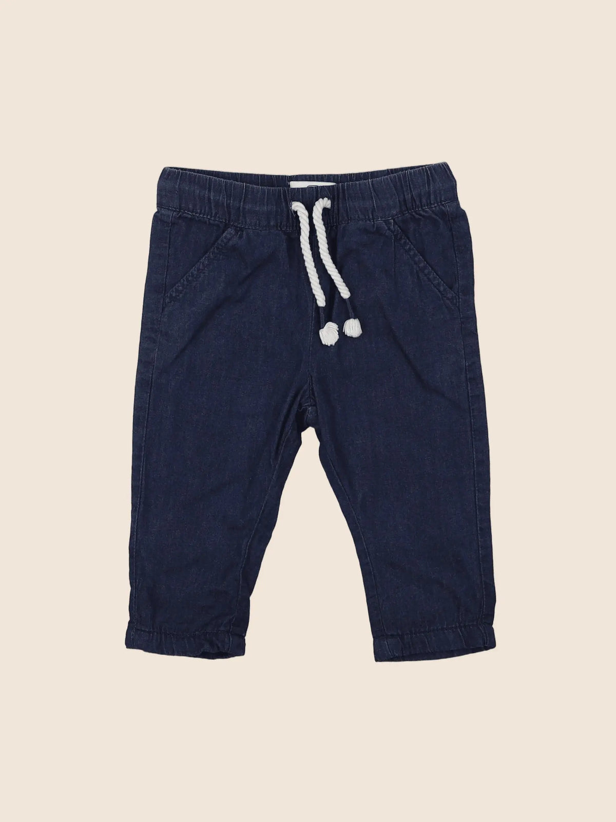 La Redoute - pantalon bleu - 6 mois