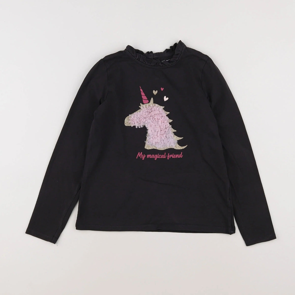 Vertbaudet - tee-shirt marron - 10 ans
