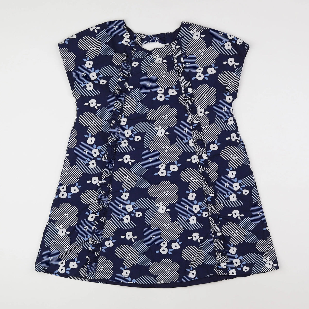 Vertbaudet - robe bleu - 10 ans