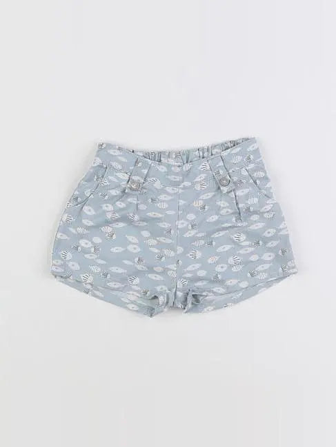 Absorba - short bleu - 12 mois