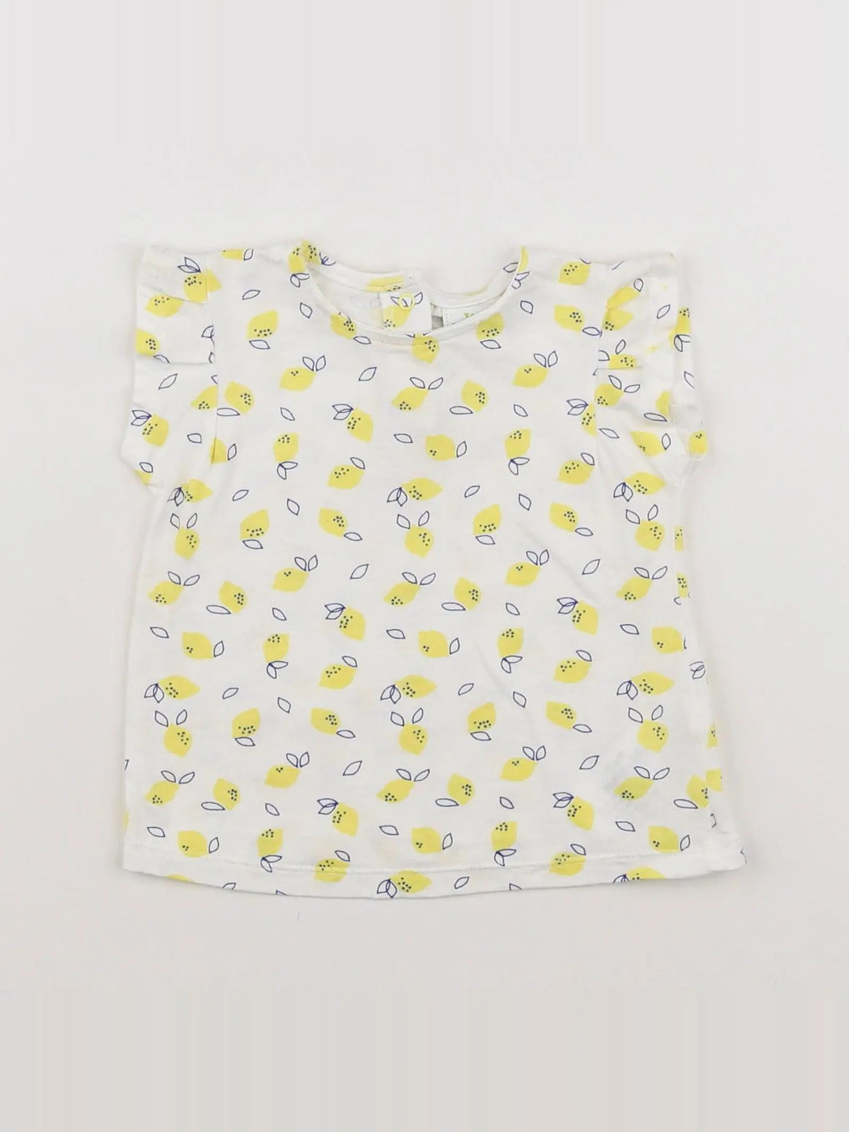Tape à l'oeil - débardeur blanc, jaune - 12 mois