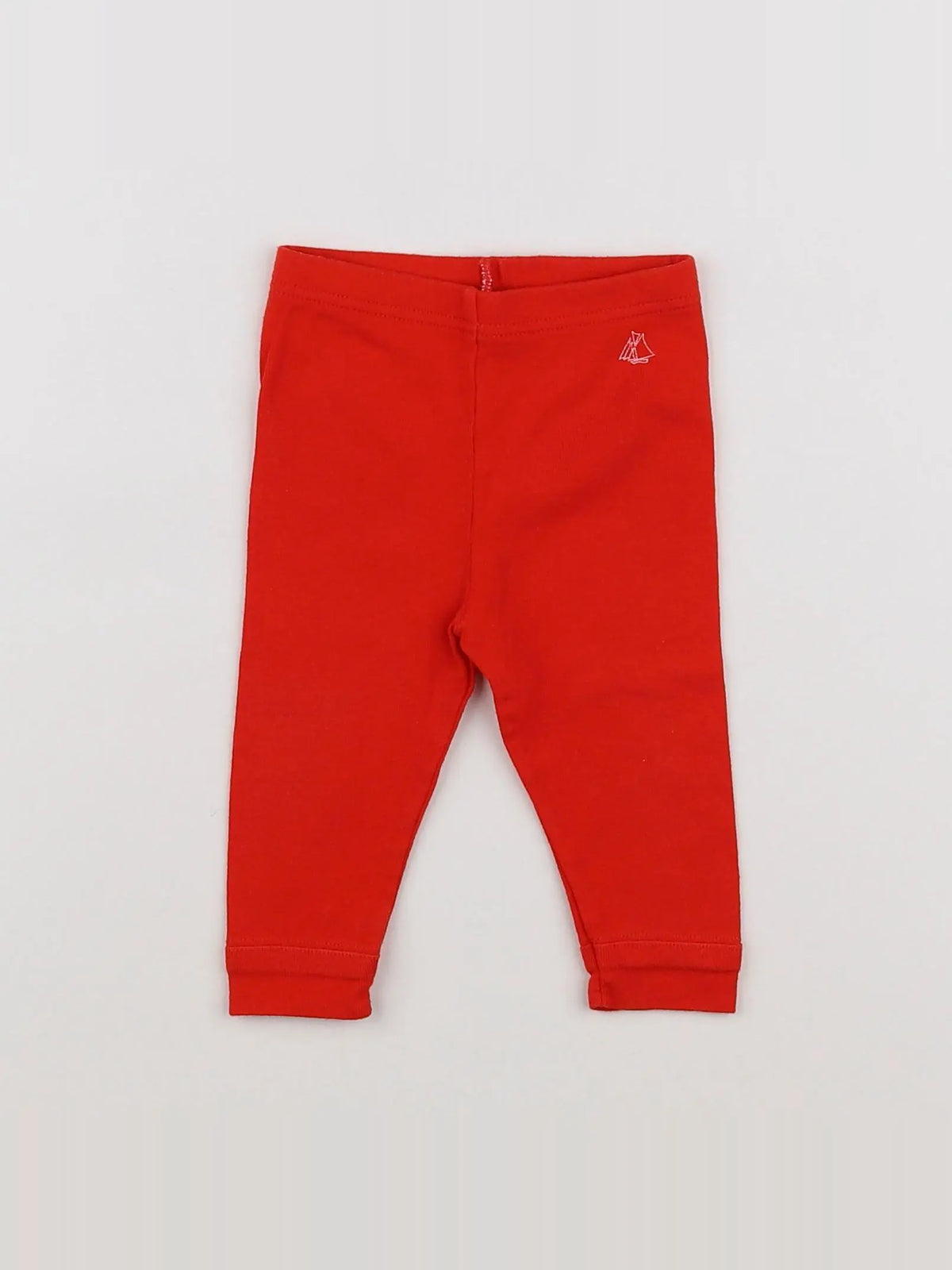 Petit Bateau - legging rouge - 6 mois
