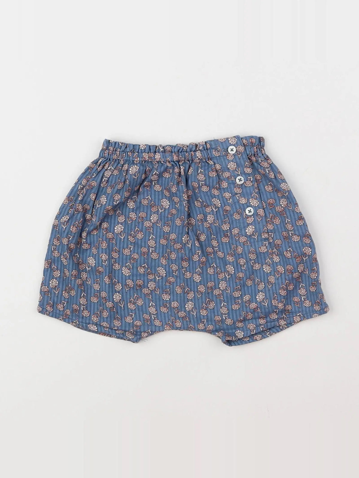 Boutchou - short bleu - 6 mois