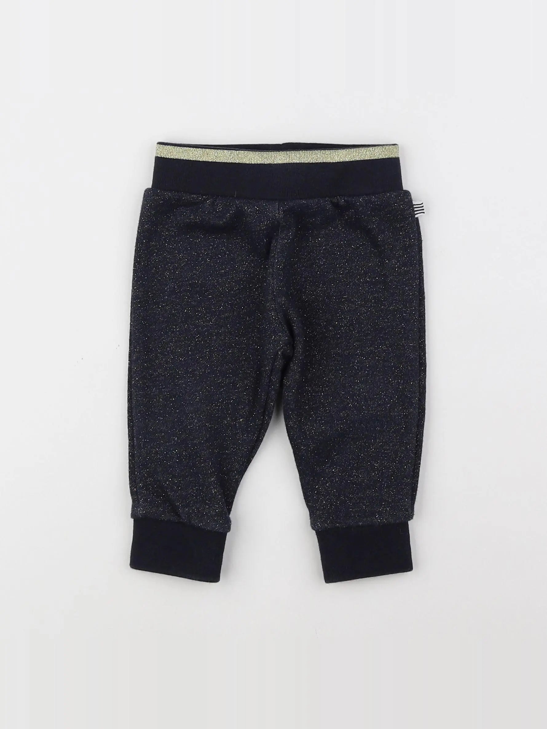 Petit Bateau - jogging bleu, or - 12 mois