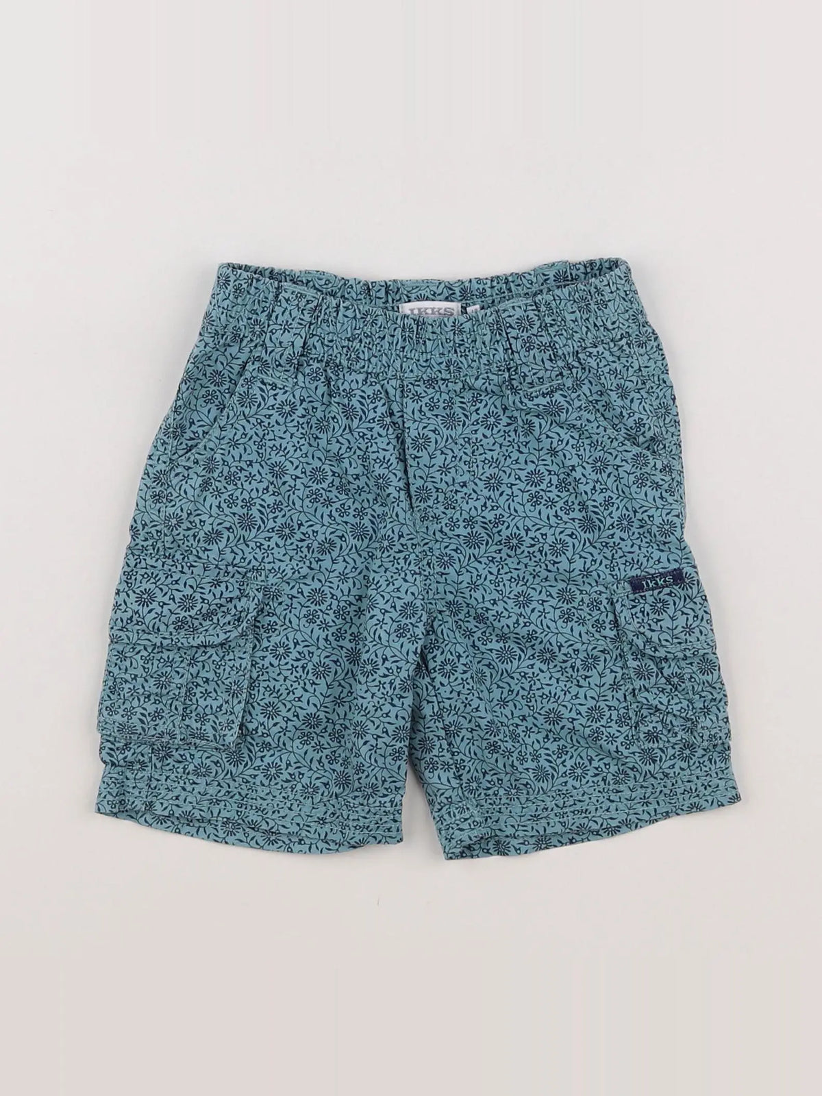 IKKS - short bleu - 6 mois