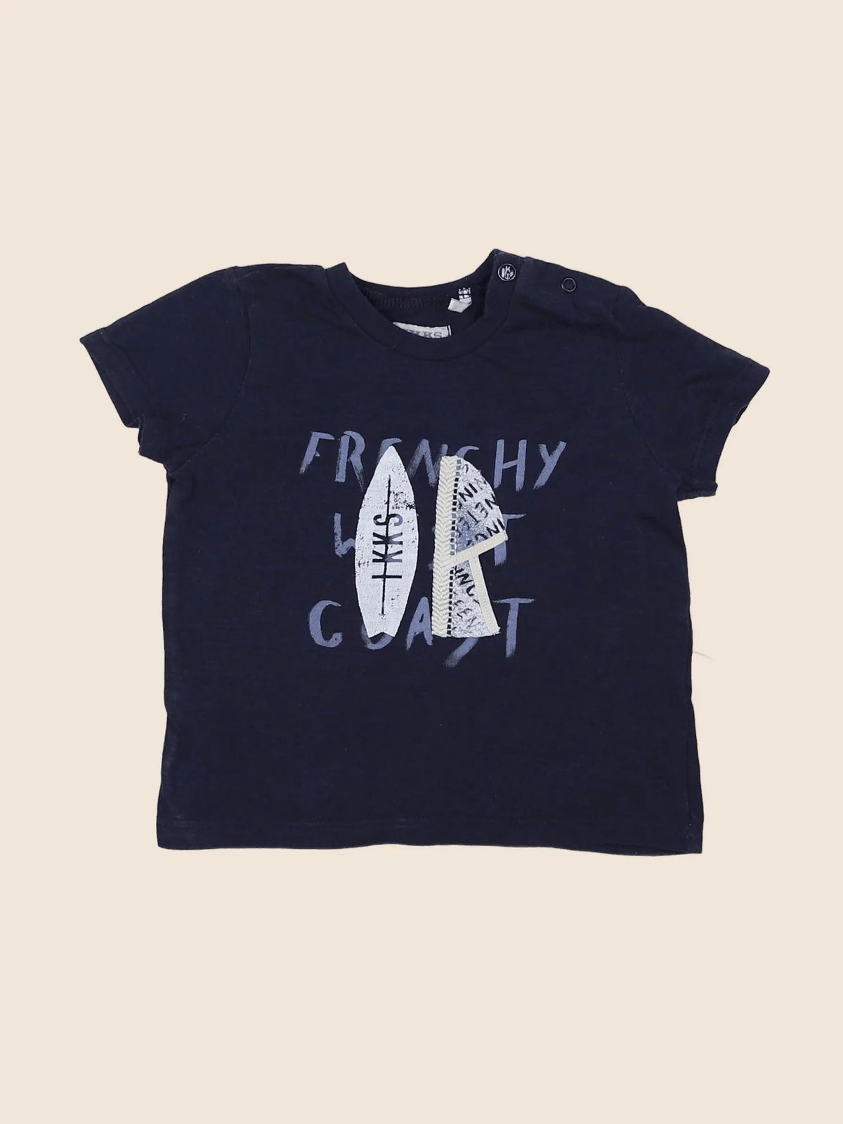 IKKS - tee-shirt bleu - 12 mois