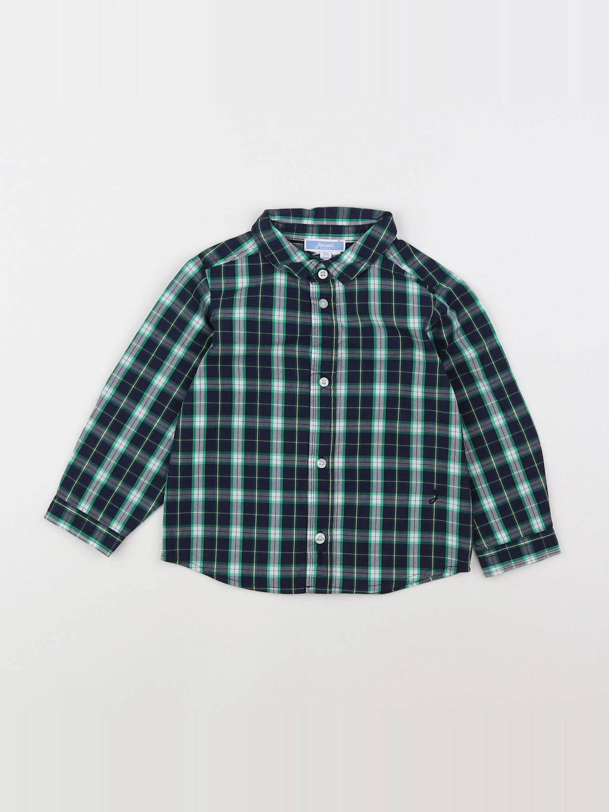 Jacadi - chemise bleu, vert - 18 mois