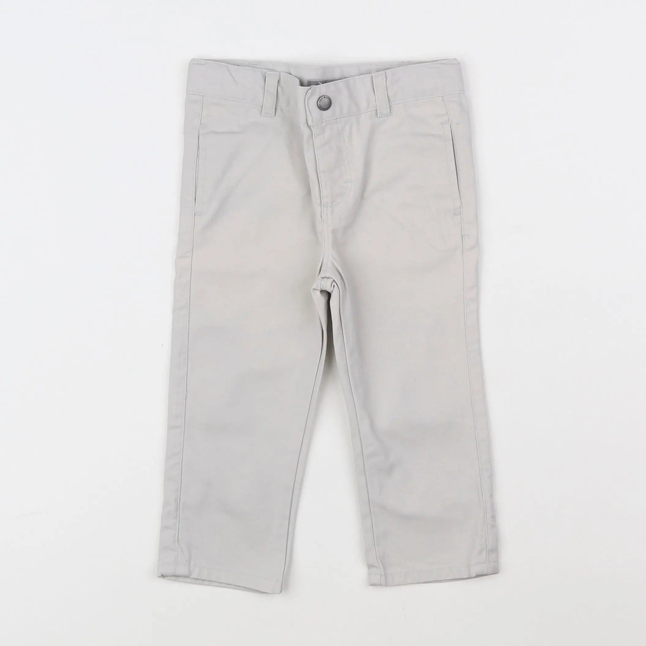Vertbaudet - pantalon gris - 12 mois