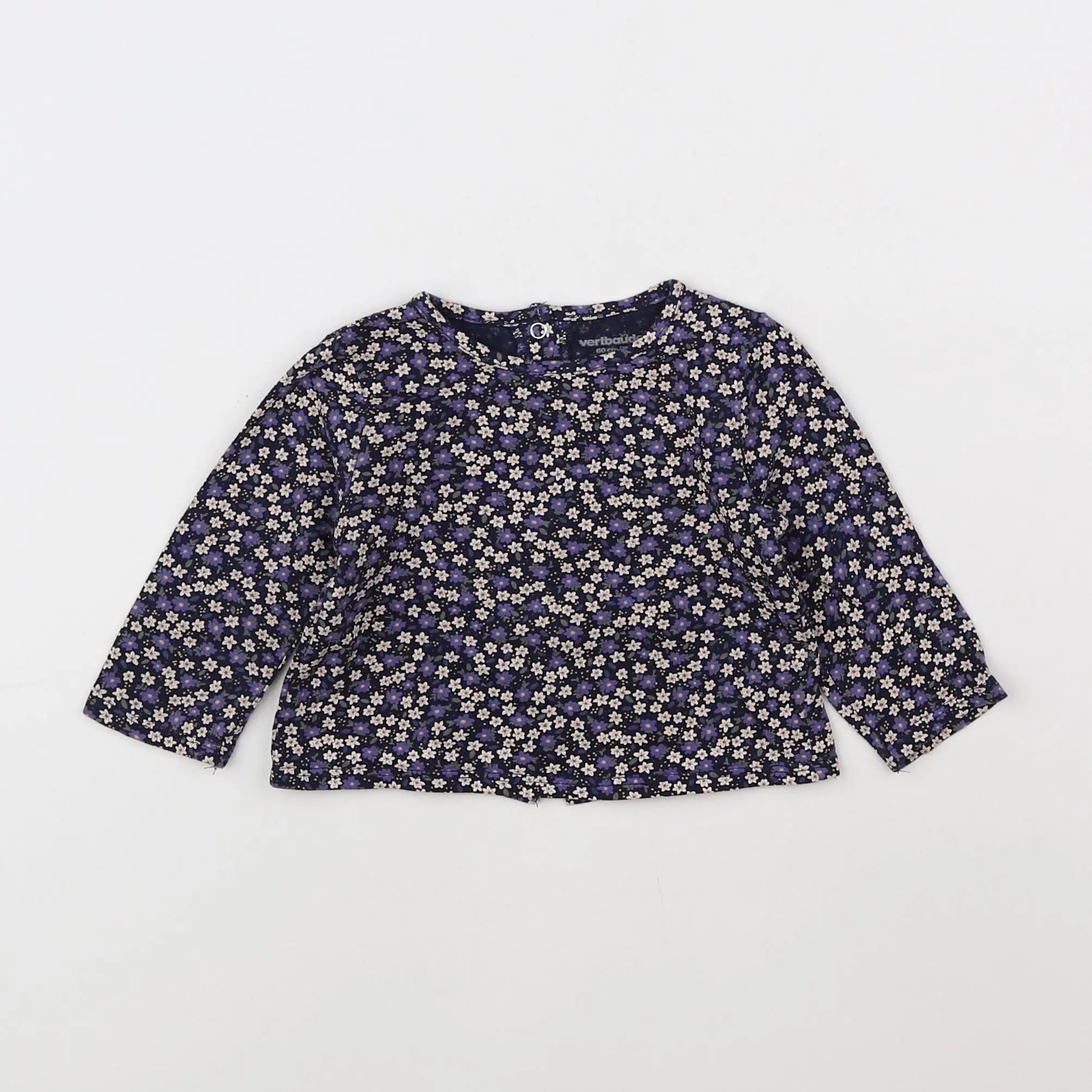 Vertbaudet - tee-shirt multicolore - 3 mois