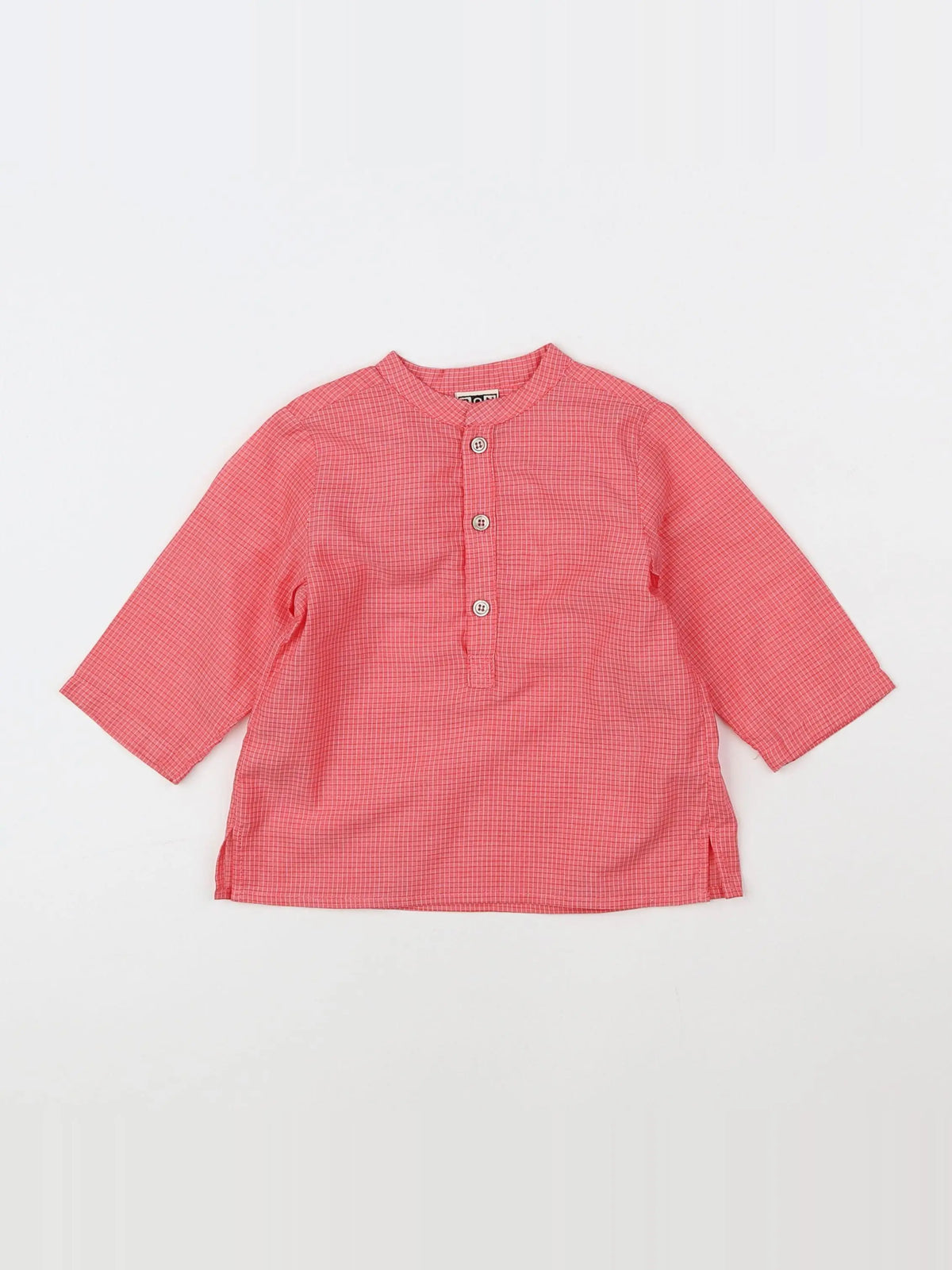 Bonton - chemise rouge - 6 mois
