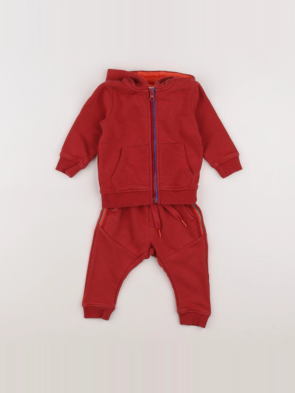 Catimini - ensemble rouge - 12 mois