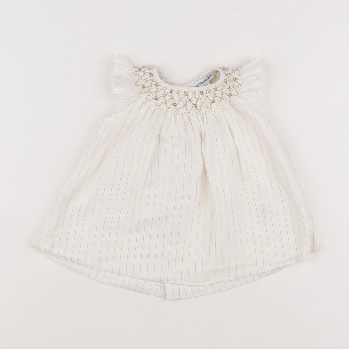 Vertbaudet - robe blanc - 3 mois