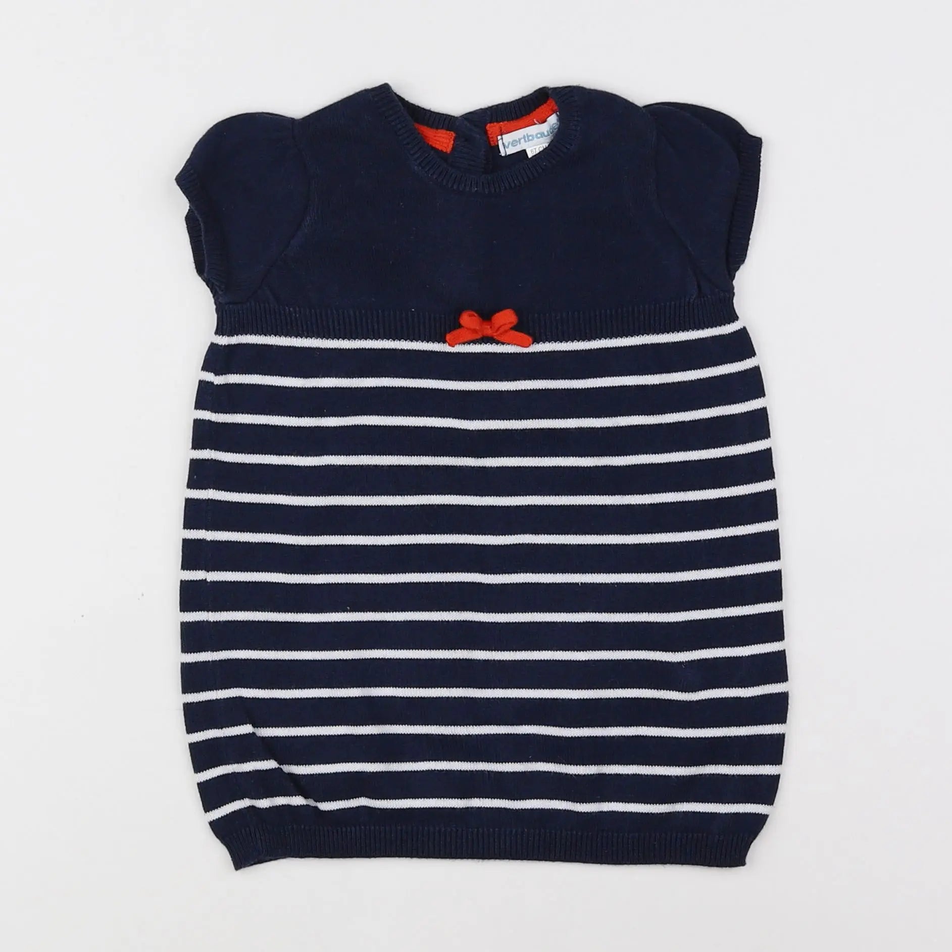Vertbaudet - robe bleu - 6 mois