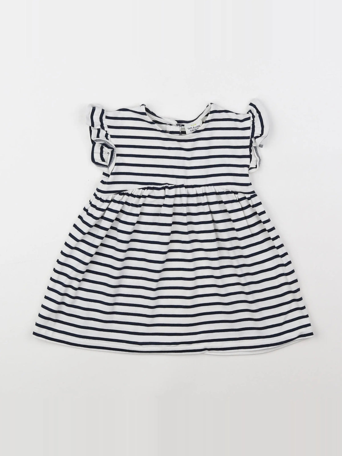 Tape à l'oeil - robe blanc - 12 mois
