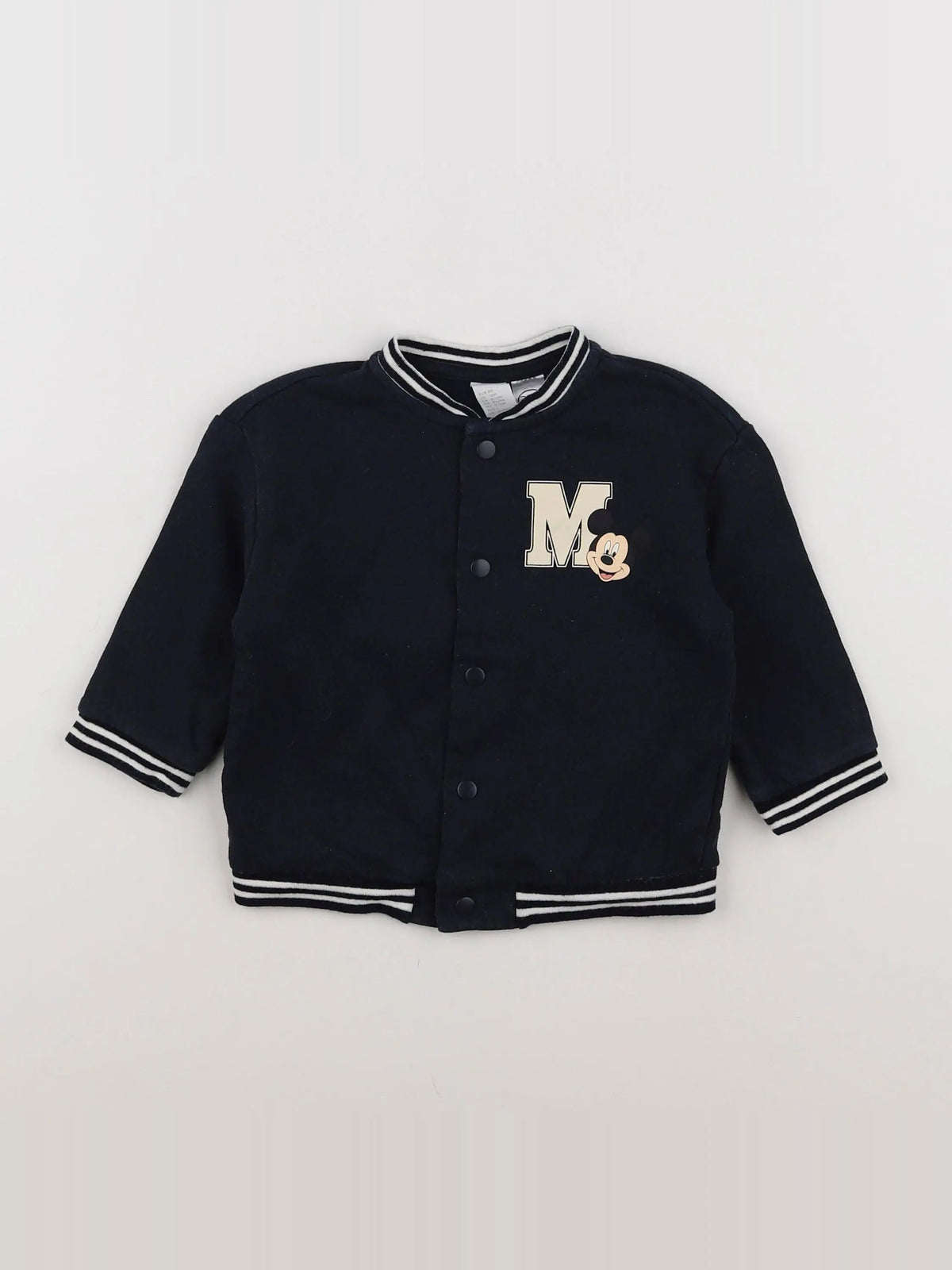 H&M - sweat bleu - 9/12 mois