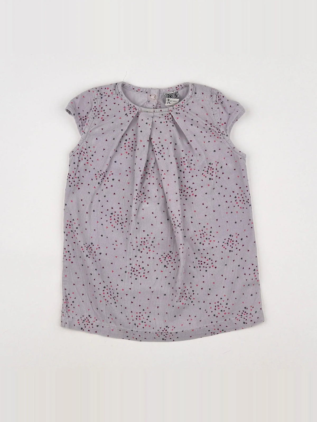 Tape à l'oeil - robe gris - 9 mois