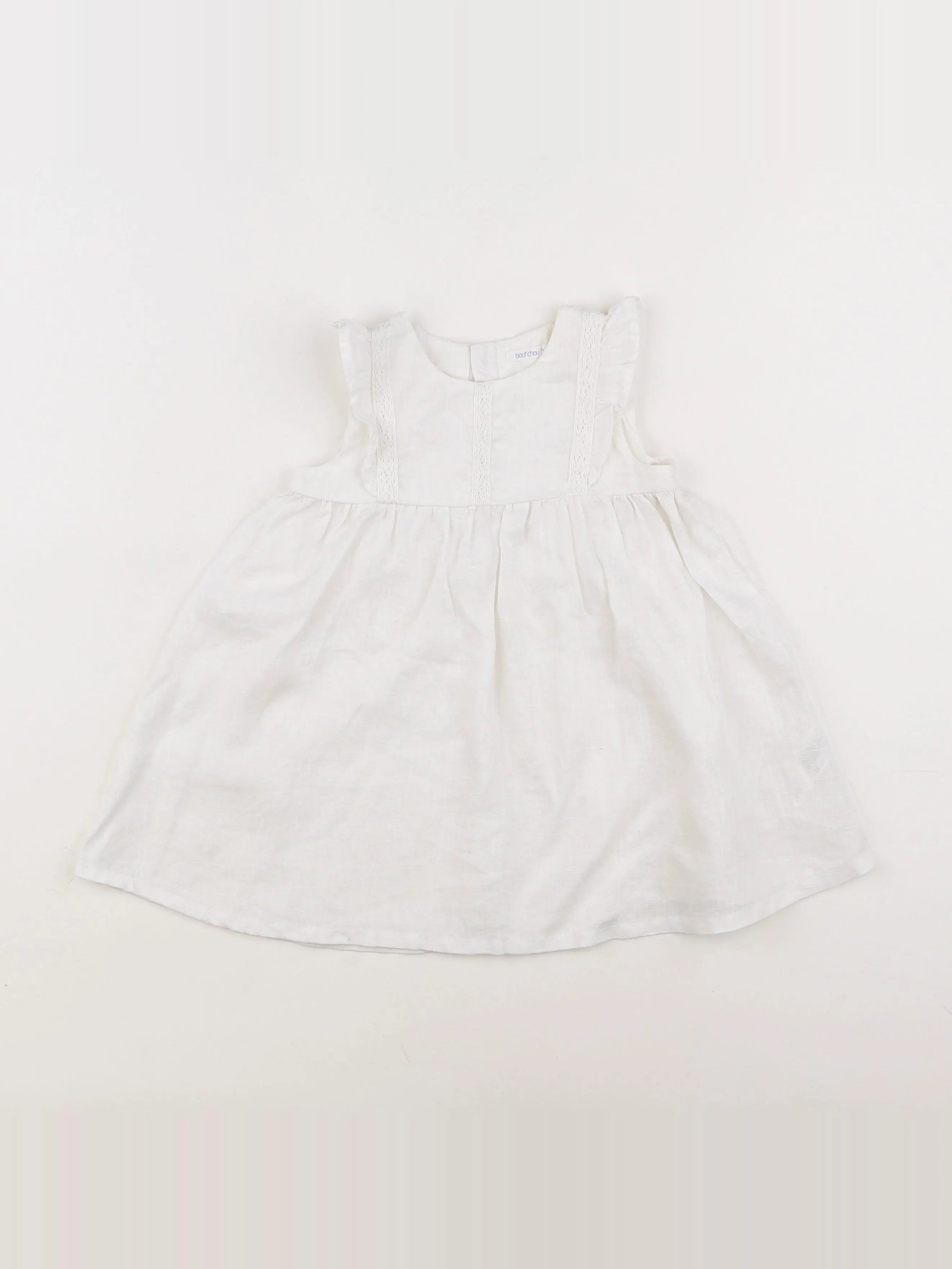 Boutchou - robe blanc - 12 mois