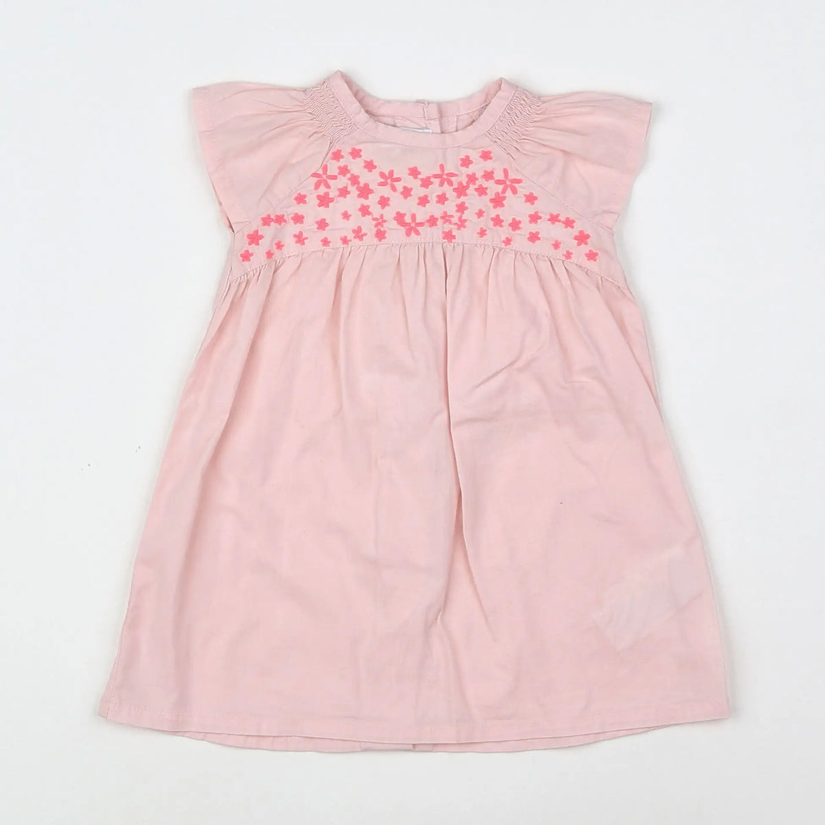 Vertbaudet - robe rose - 6 mois