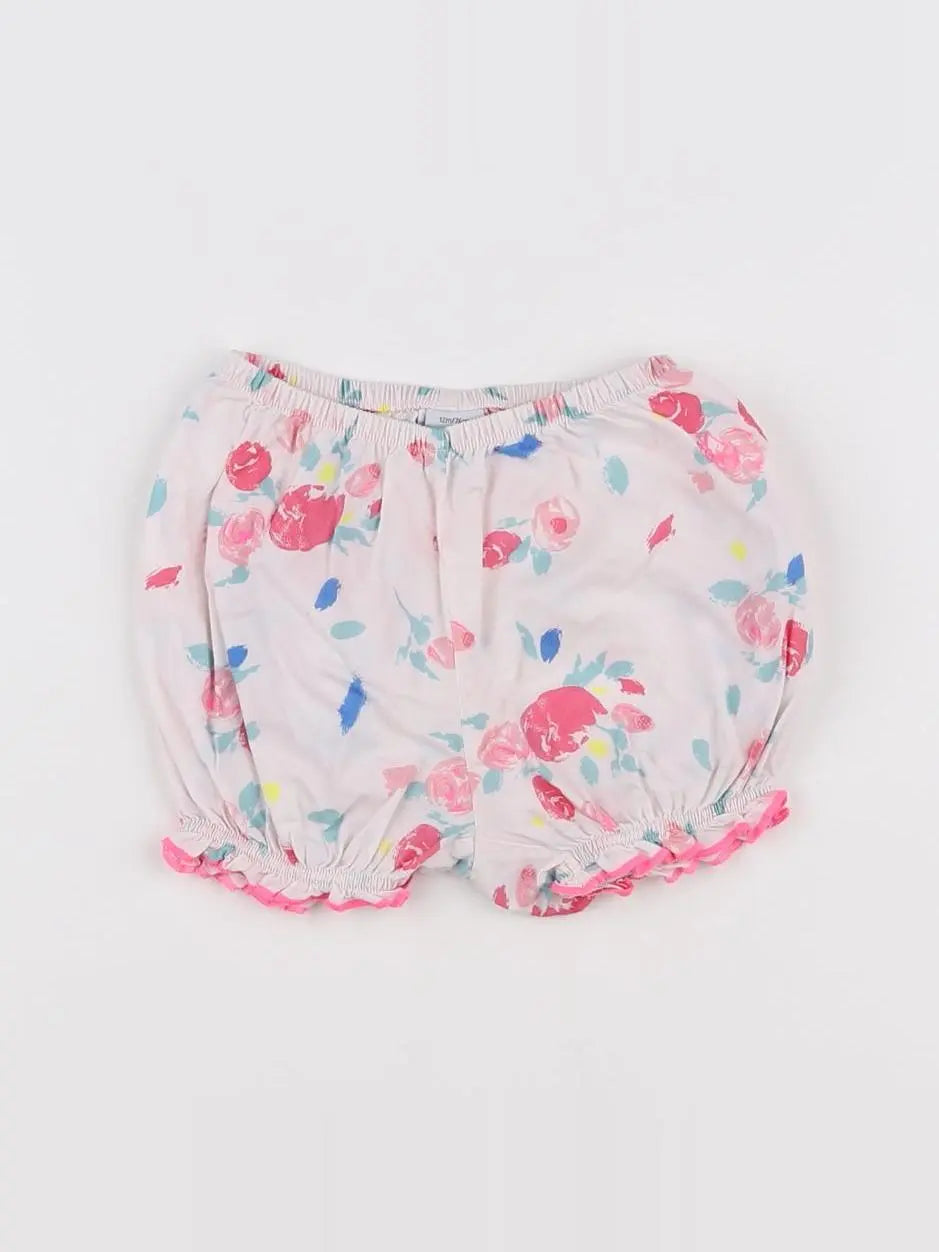 Petit Bateau - bloomer rose, bleu - 12 mois