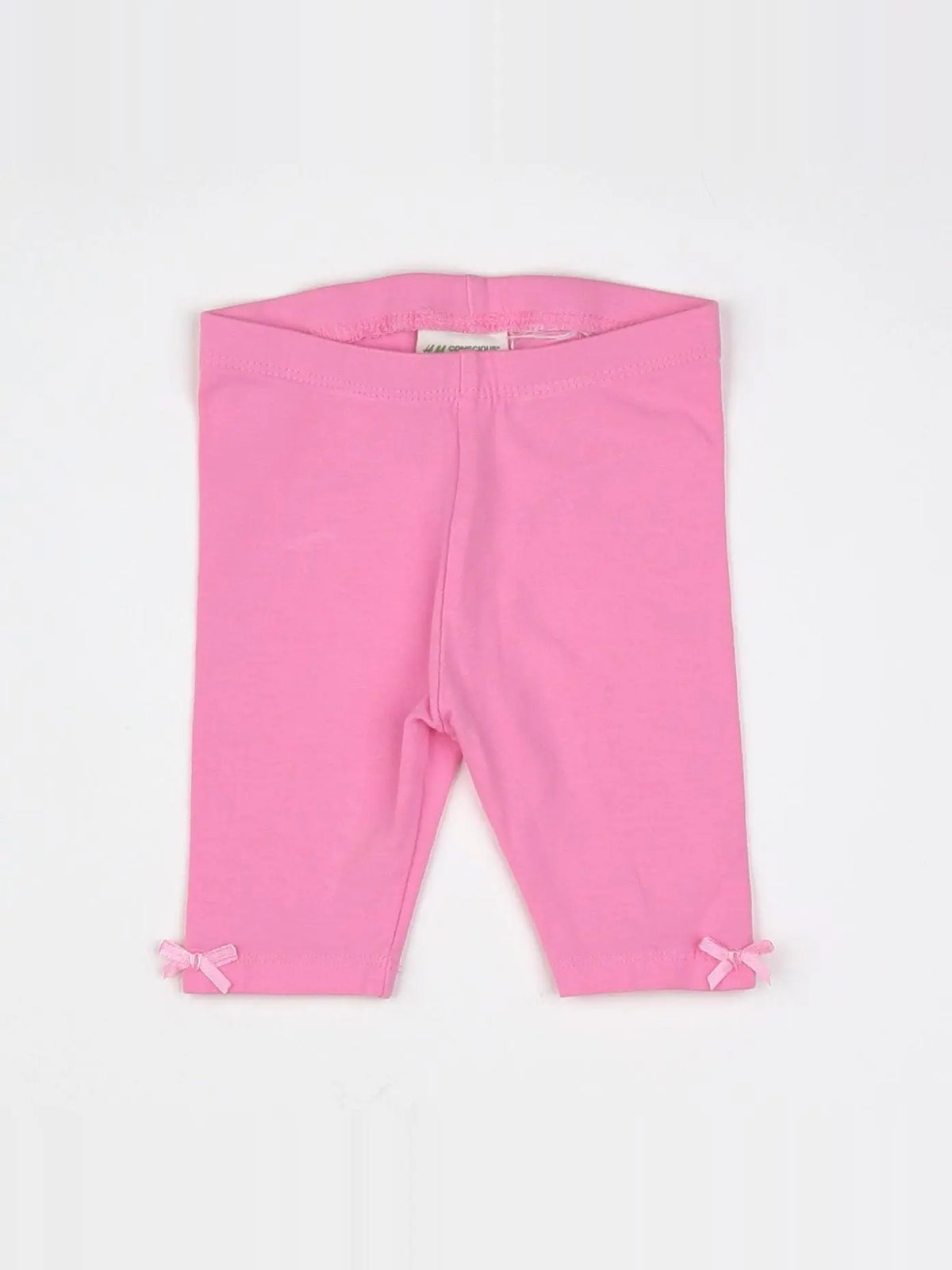 H&M - legging court rose - 3/6 mois