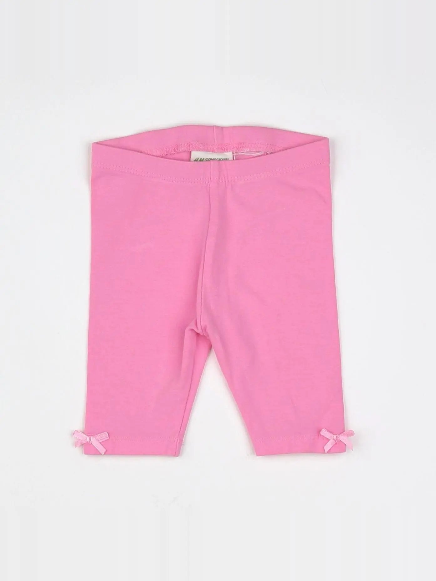 H&M - legging court rose - 3/6 mois