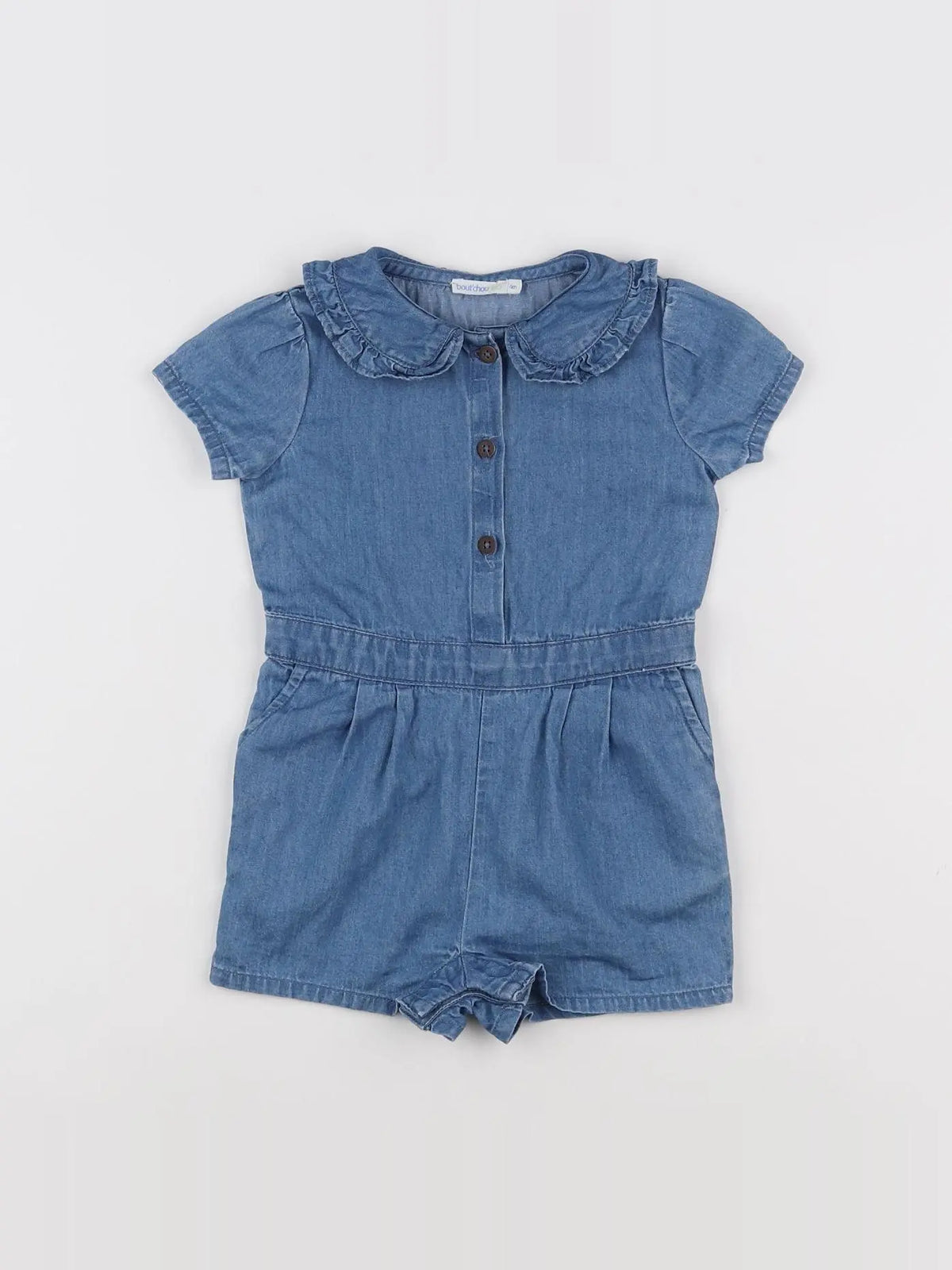 Boutchou - combinaison bleu - 6 mois