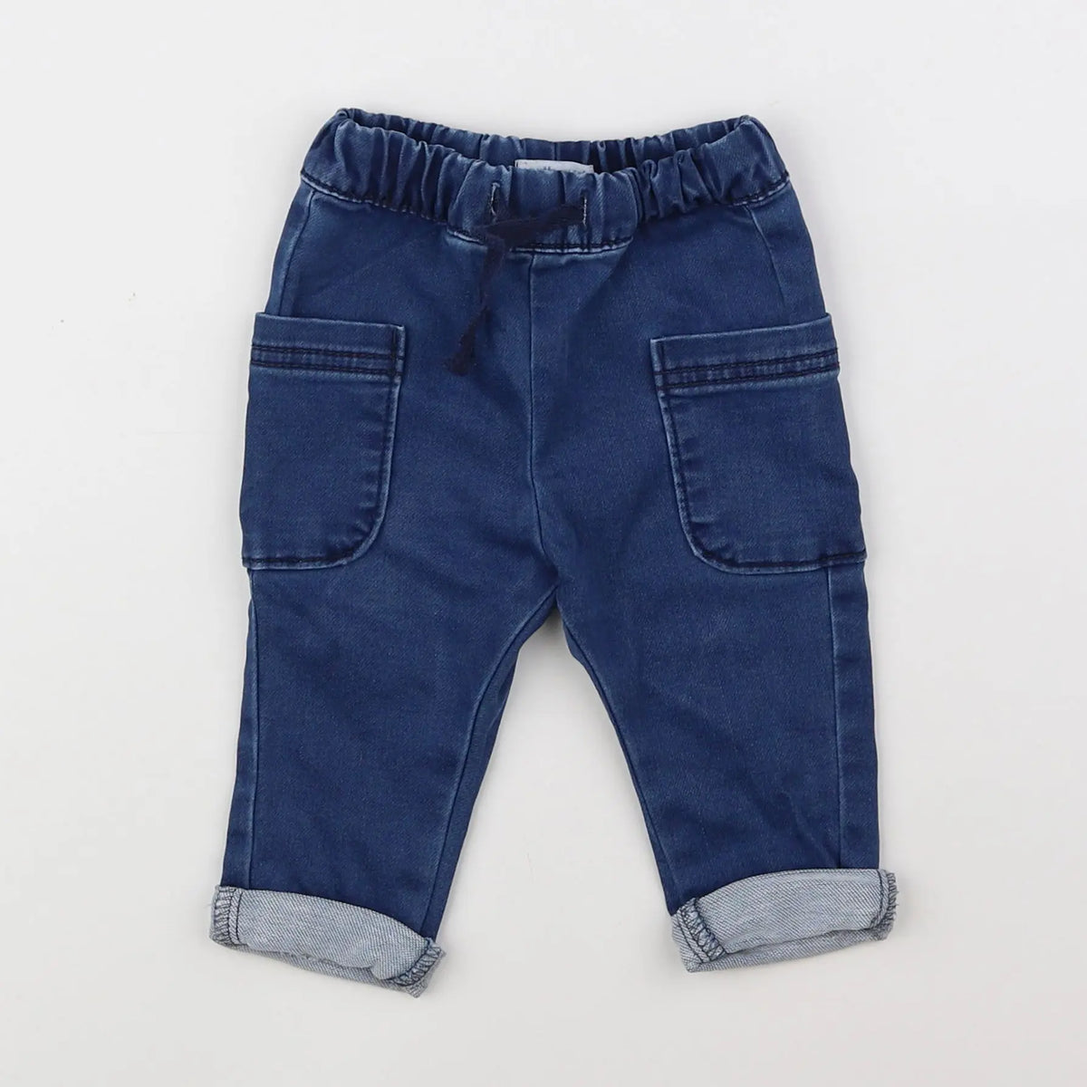 Vertbaudet - jean bleu - 6 mois