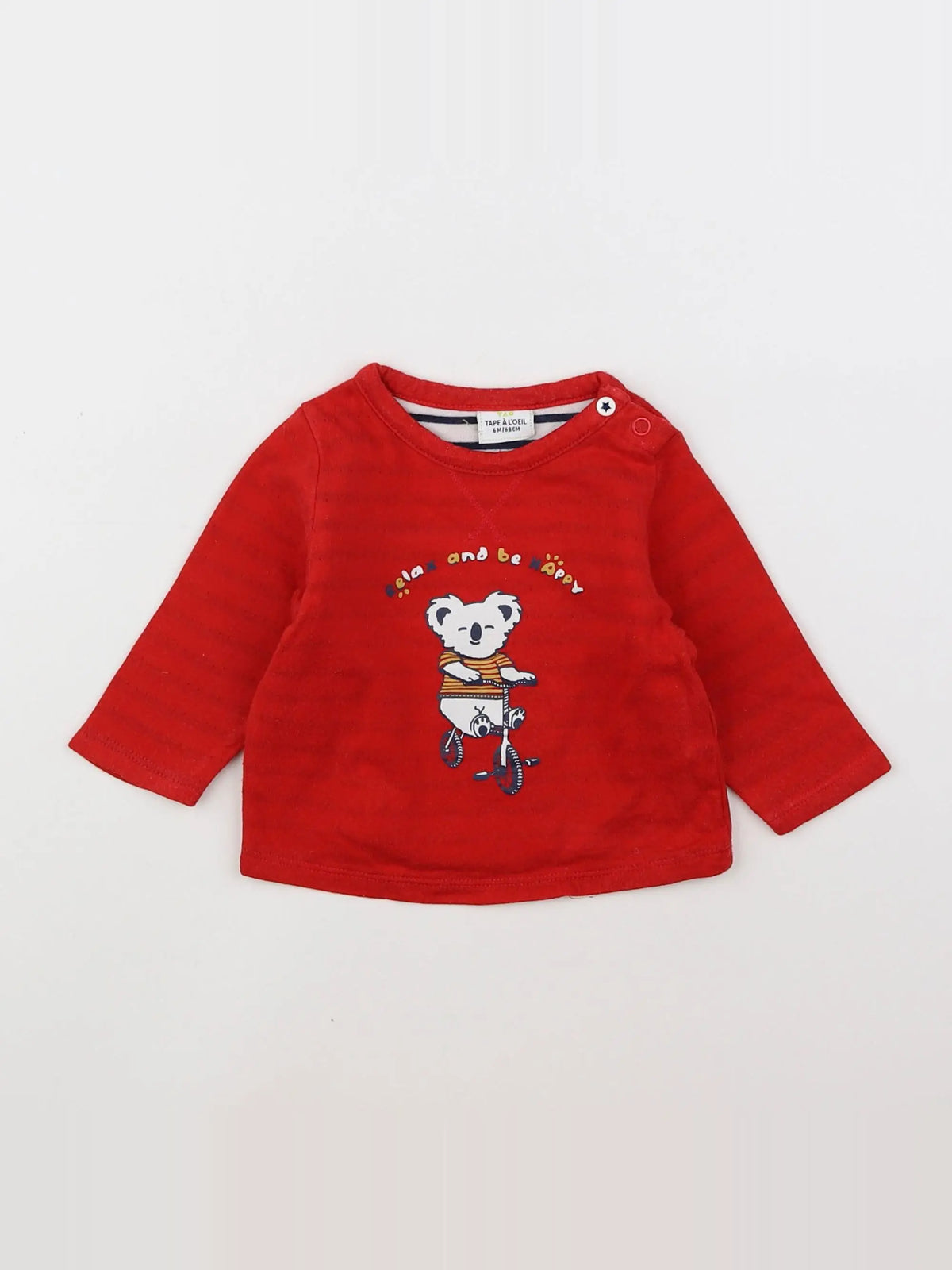 Tape à l'oeil - tee-shirt rouge - 6 mois