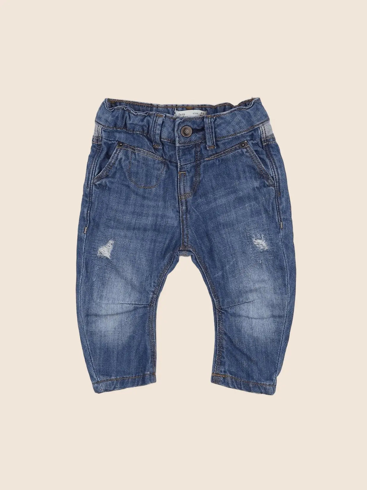 Zara - jean bleu - 3/6 mois