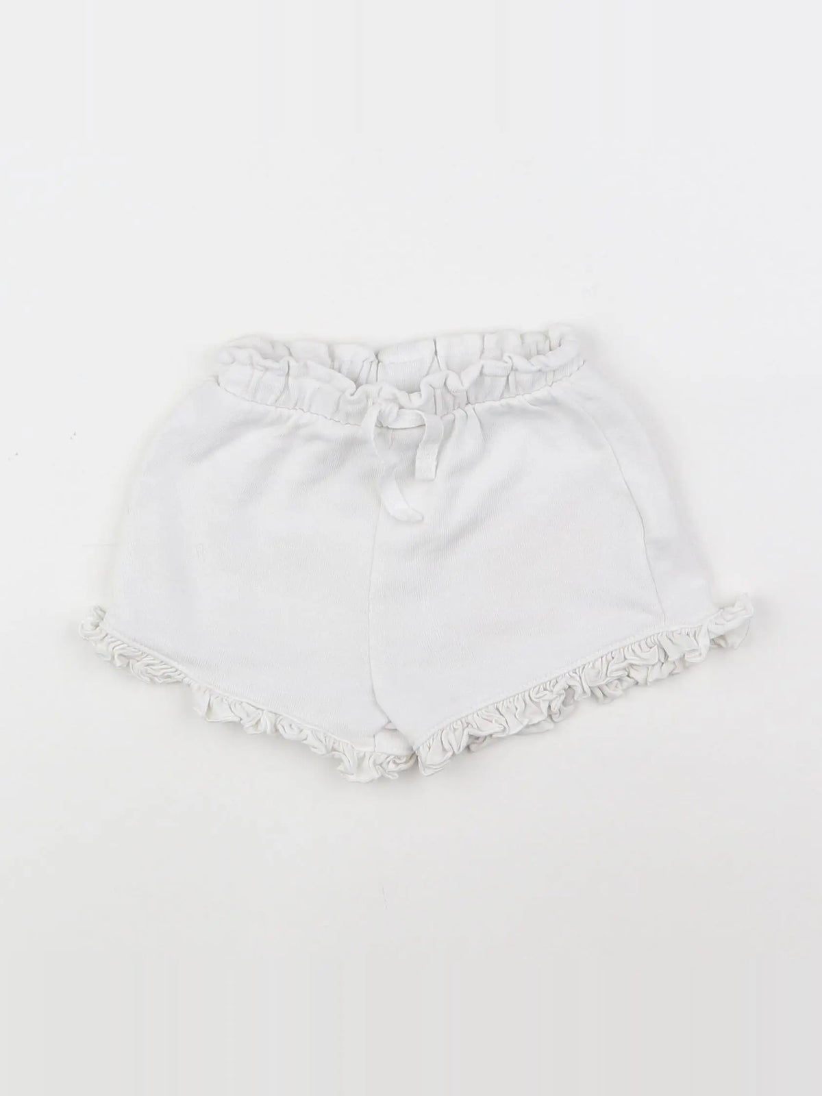 Zara - short blanc - 9/12 mois