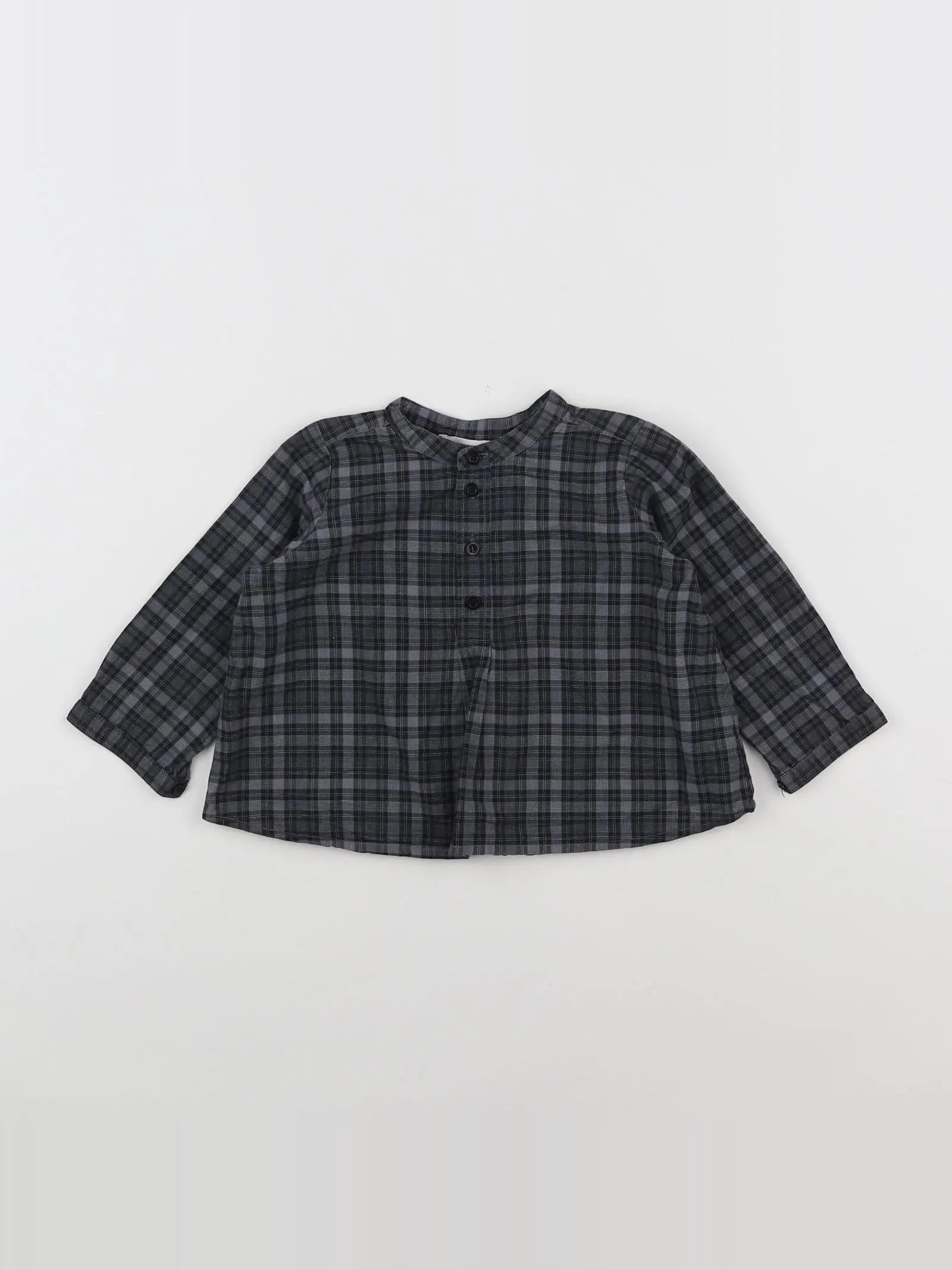 Bonpoint - blouse gris - 12 mois