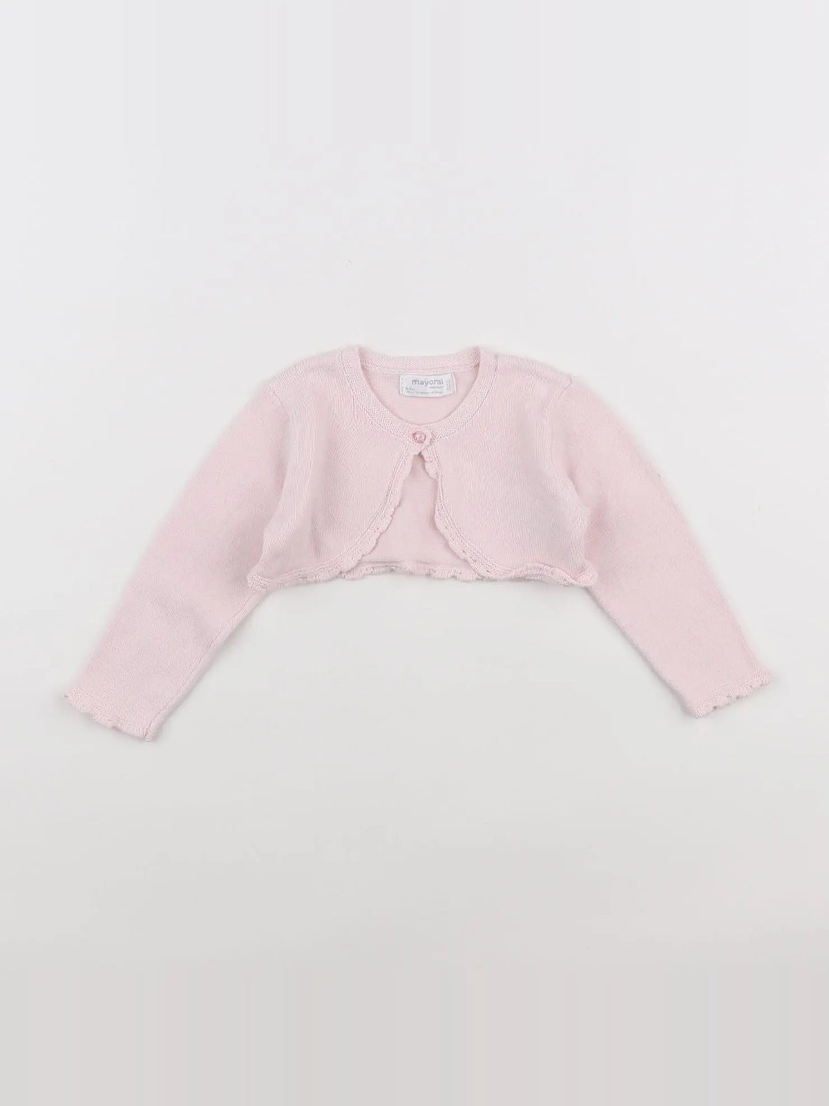 Mayoral - gilet rose - 6/9 mois