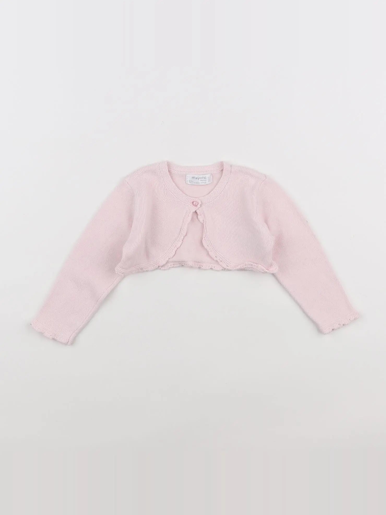 Mayoral - gilet rose - 6/9 mois