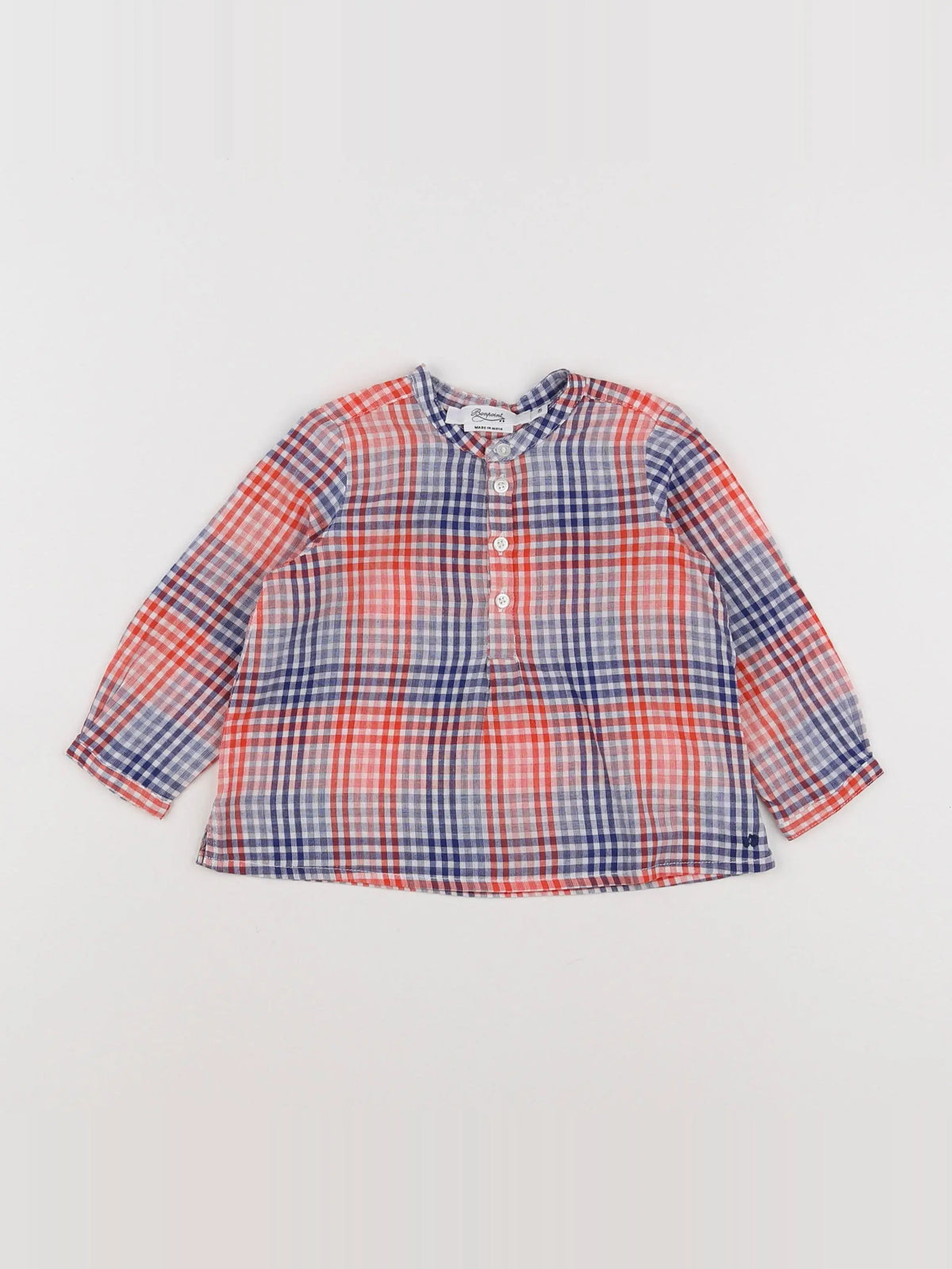 Bonpoint - blouse multicolore - 12 mois