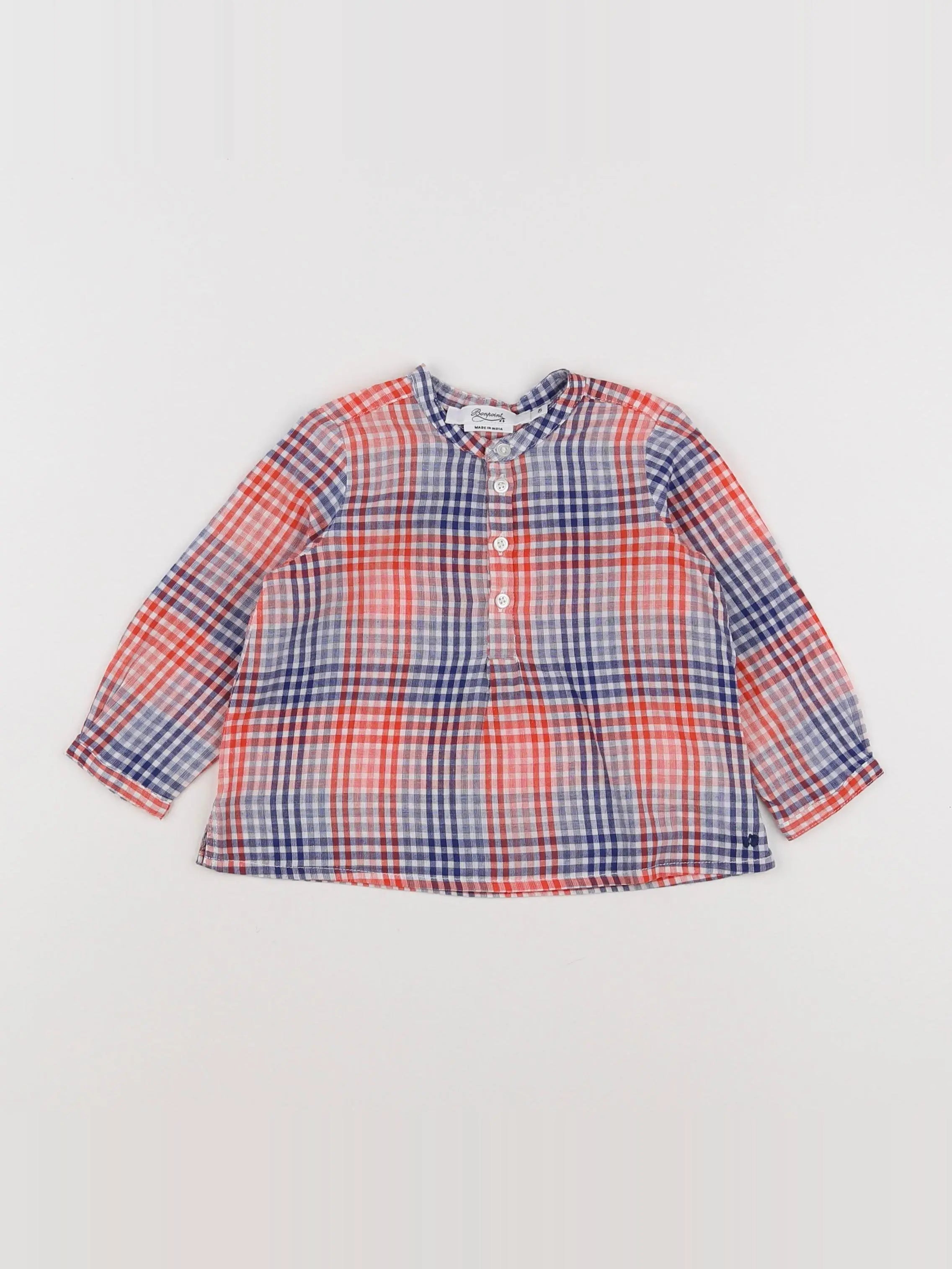 Bonpoint - blouse multicolore - 12 mois