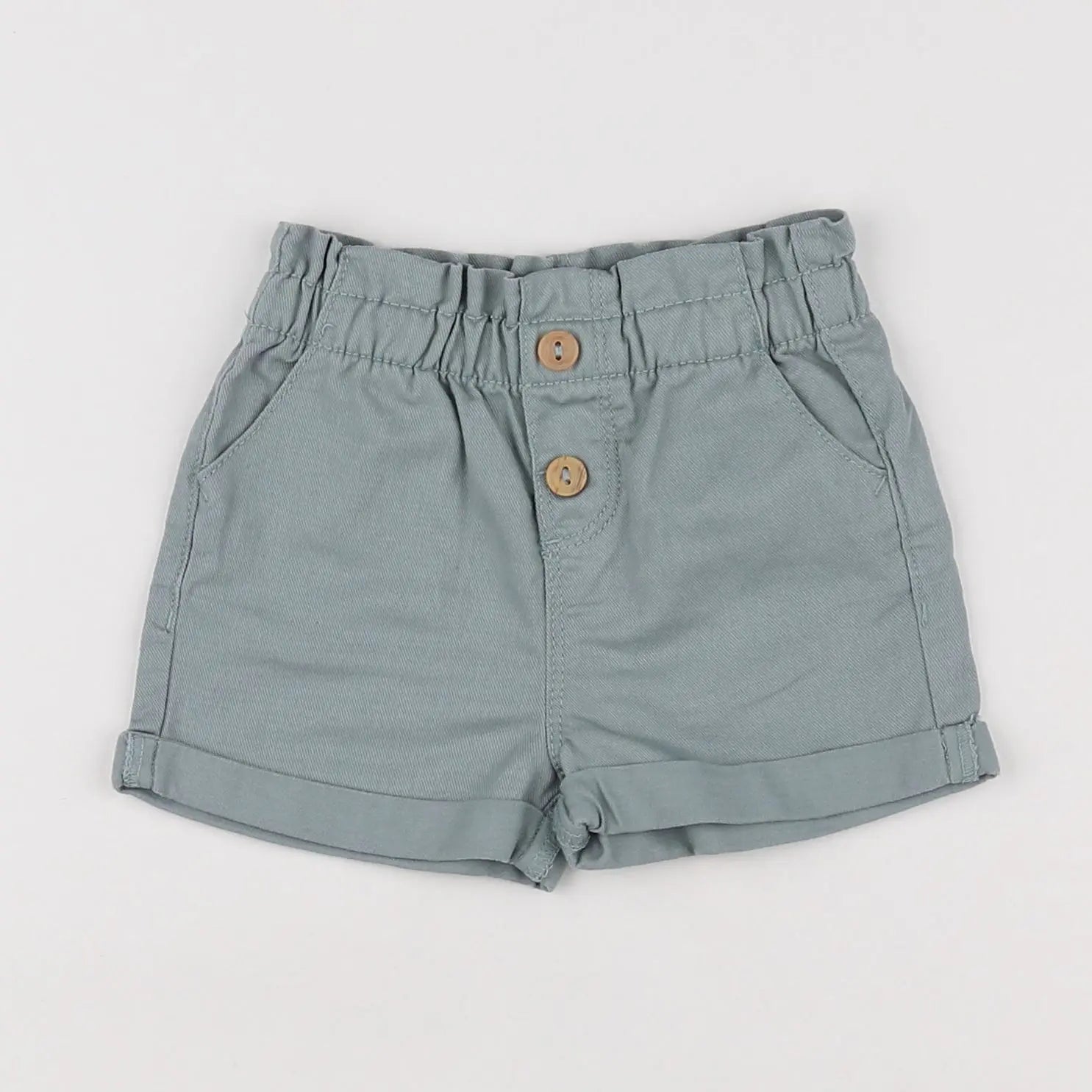 Vertbaudet - short vert - 12 mois