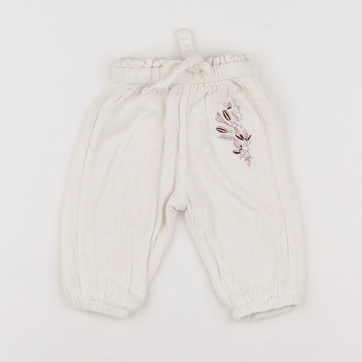 Vertbaudet - pantalon beige - 3 mois