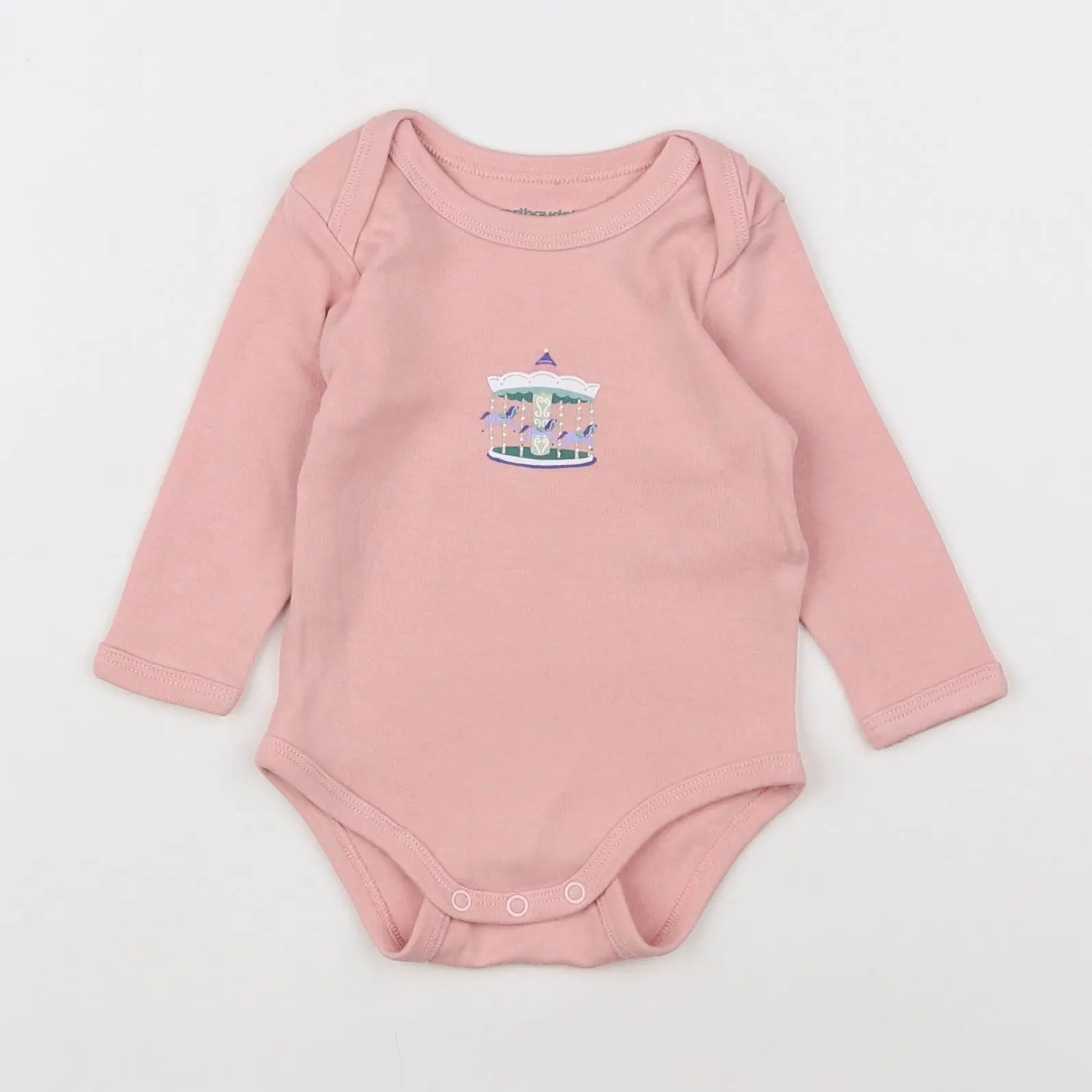 Vertbaudet - body rose - 3 mois