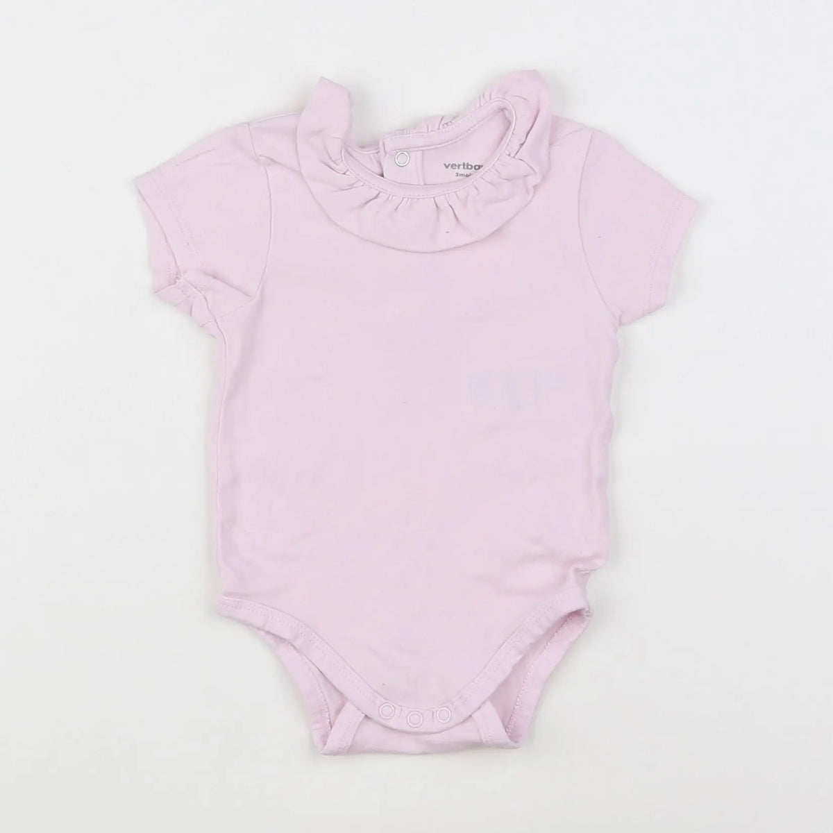 Vertbaudet - body rose - 3 mois