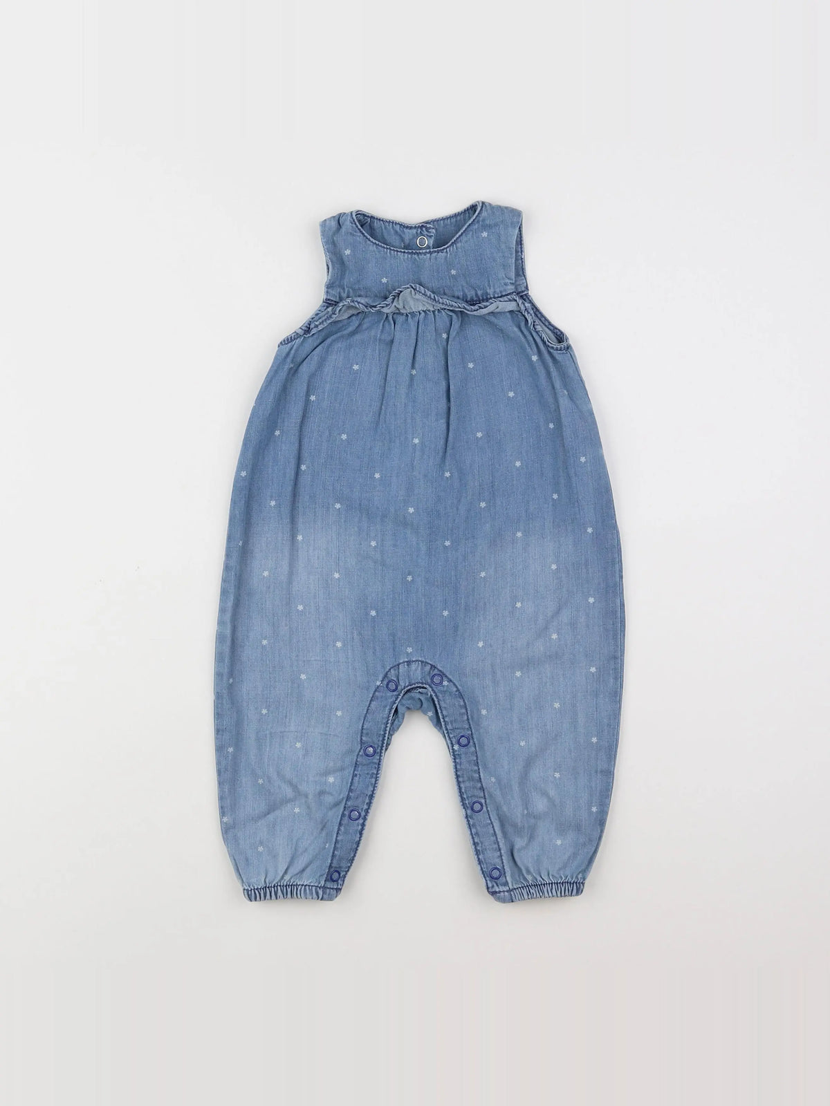 H&M - combinaison bleu - 6 mois