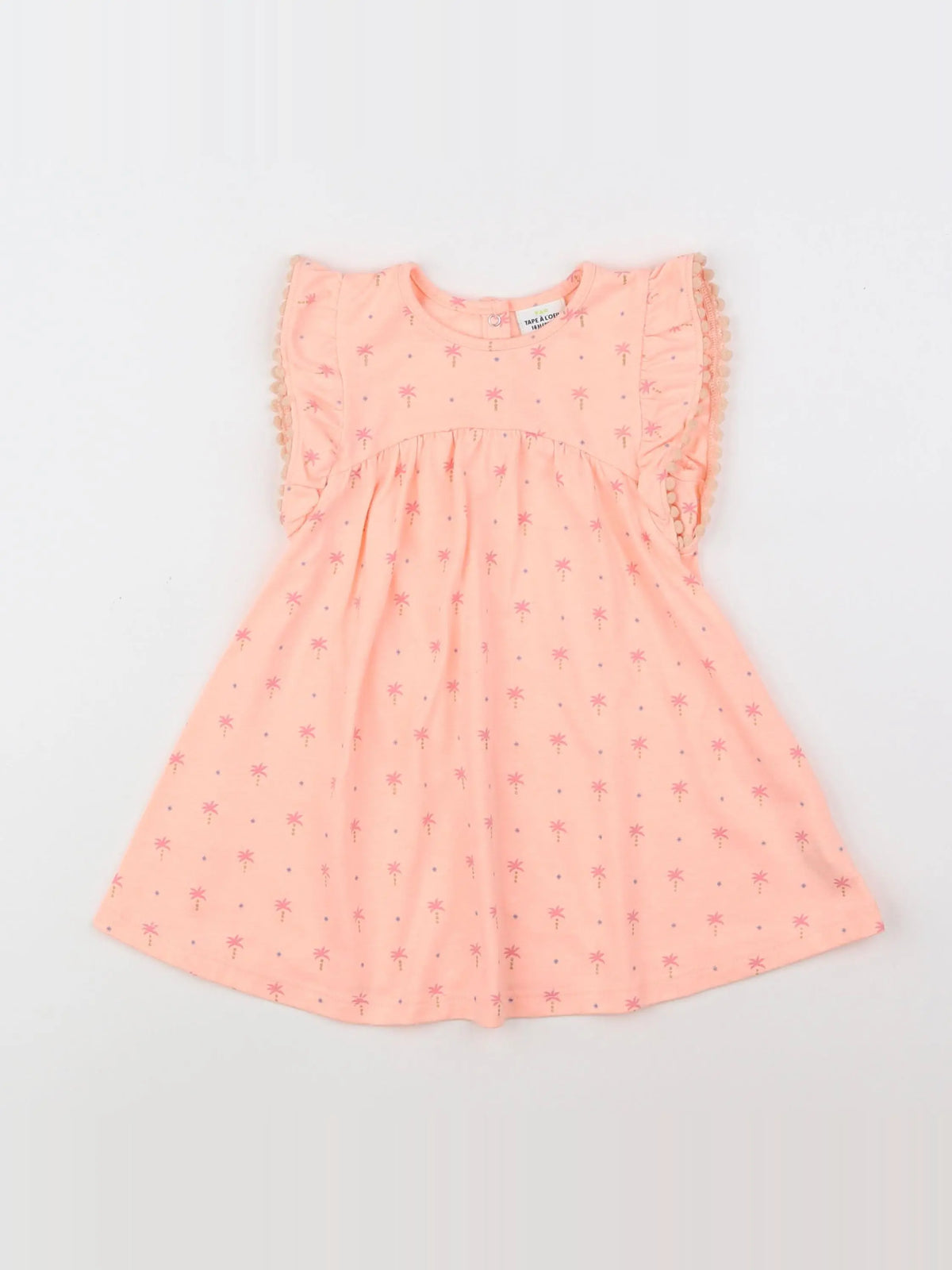 Tape à l'oeil - robe orange - 18 mois