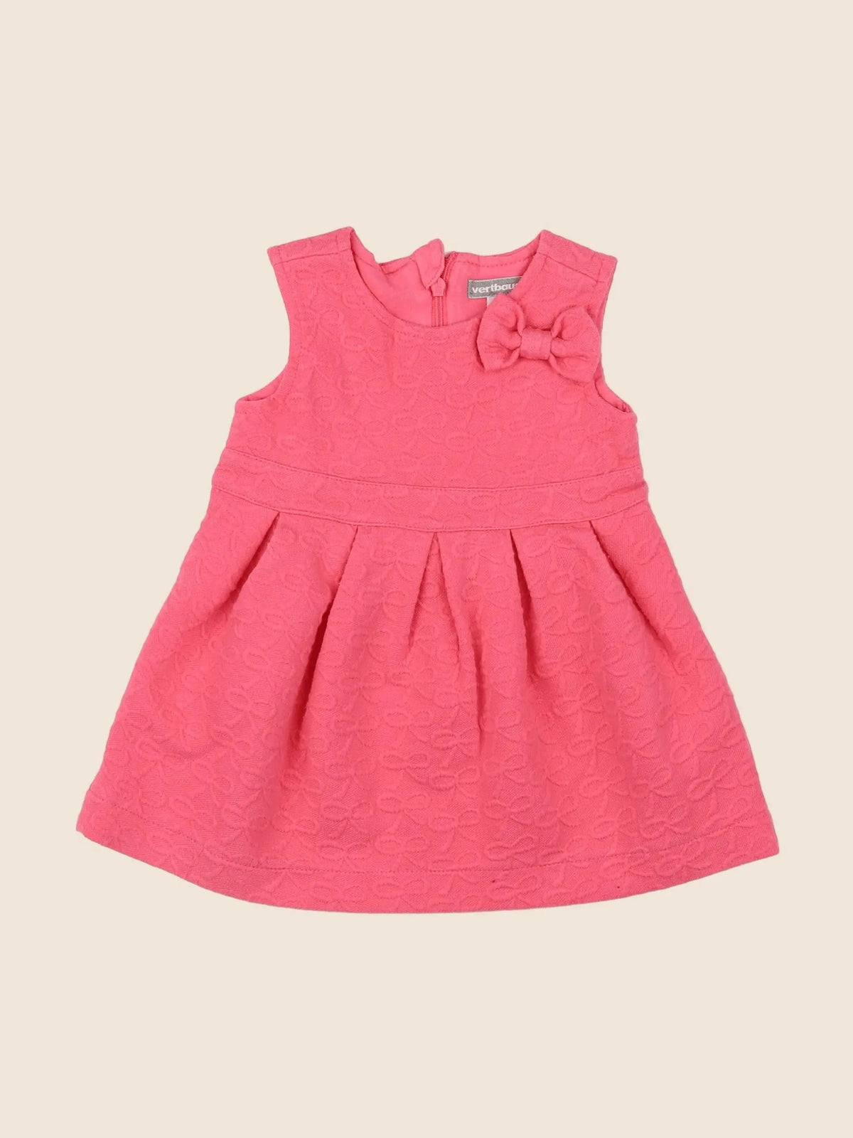 Vertbaudet - robe rose - 9 mois