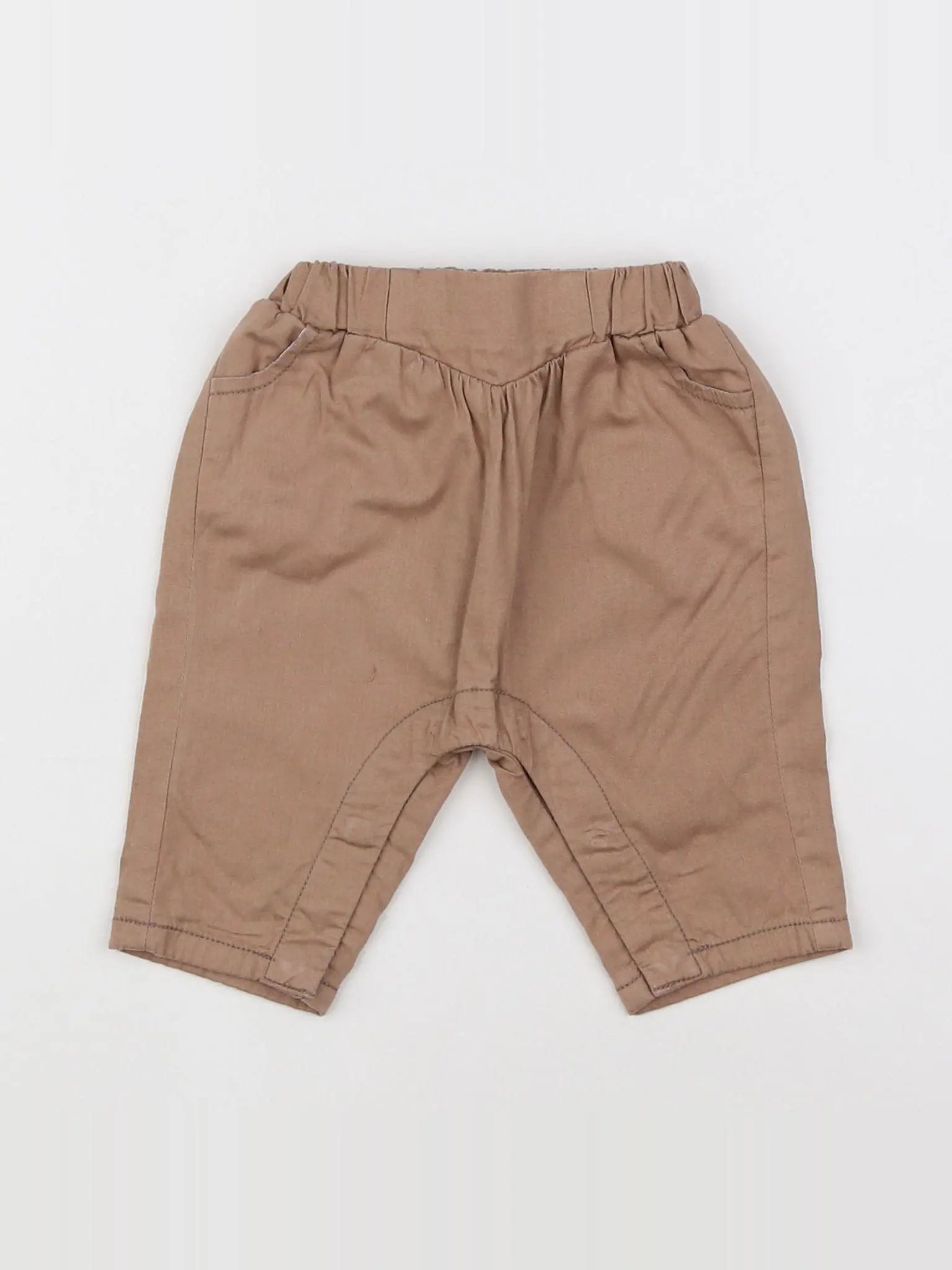 Vertbaudet - pantalon marron - 1 mois