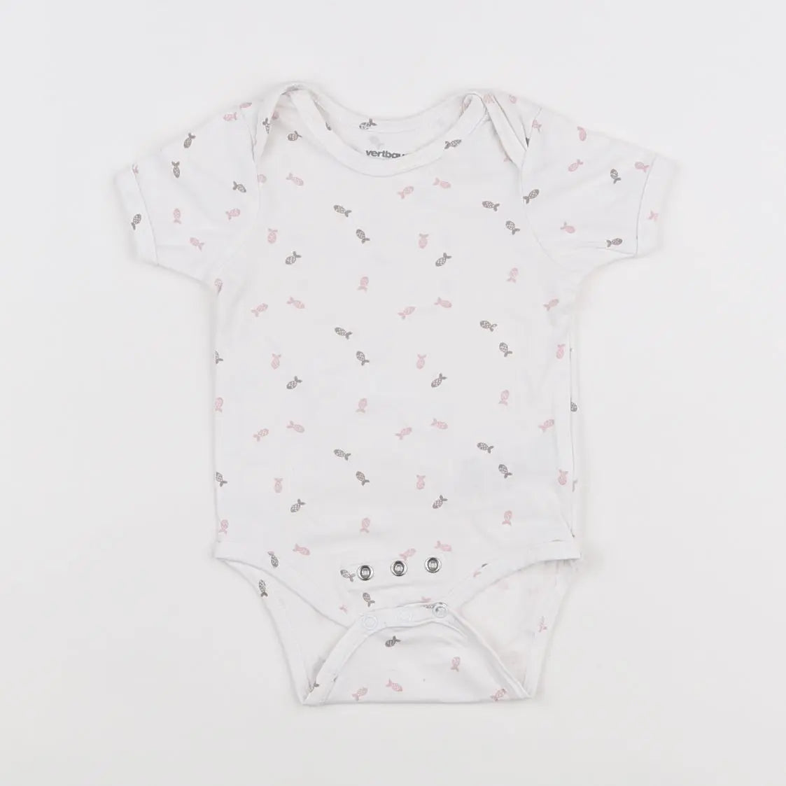 Vertbaudet - body blanc - 3 mois
