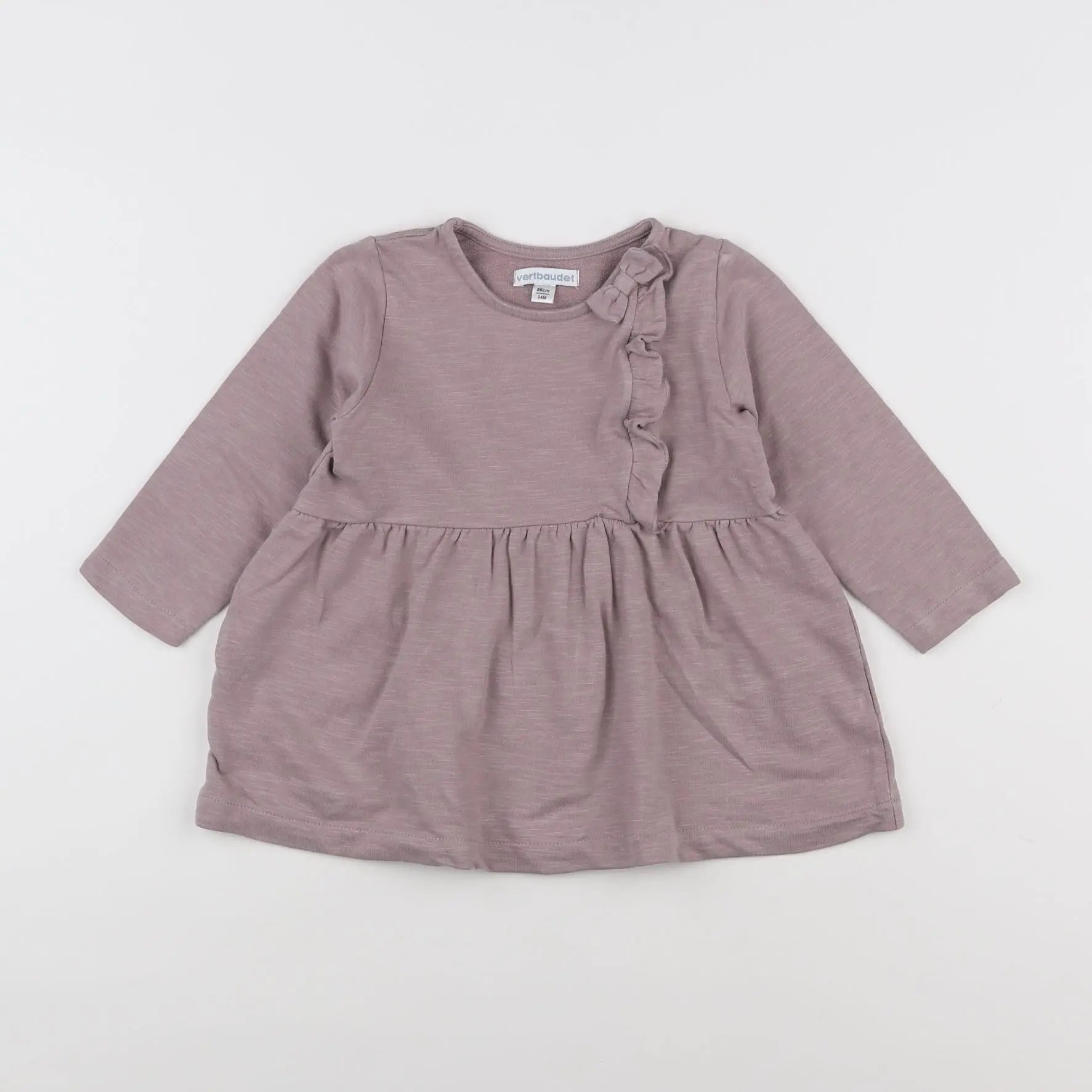 Vertbaudet - robe violet - 2 ans