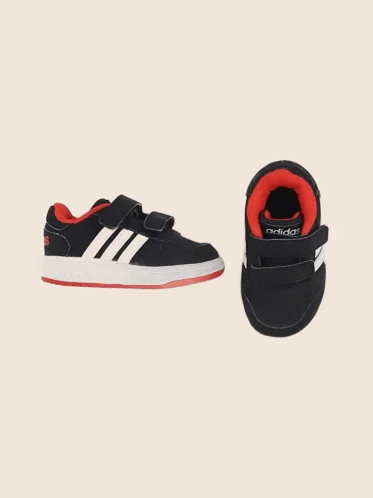 Adidas - tennis à scratch/ lacets noir - pointure 19